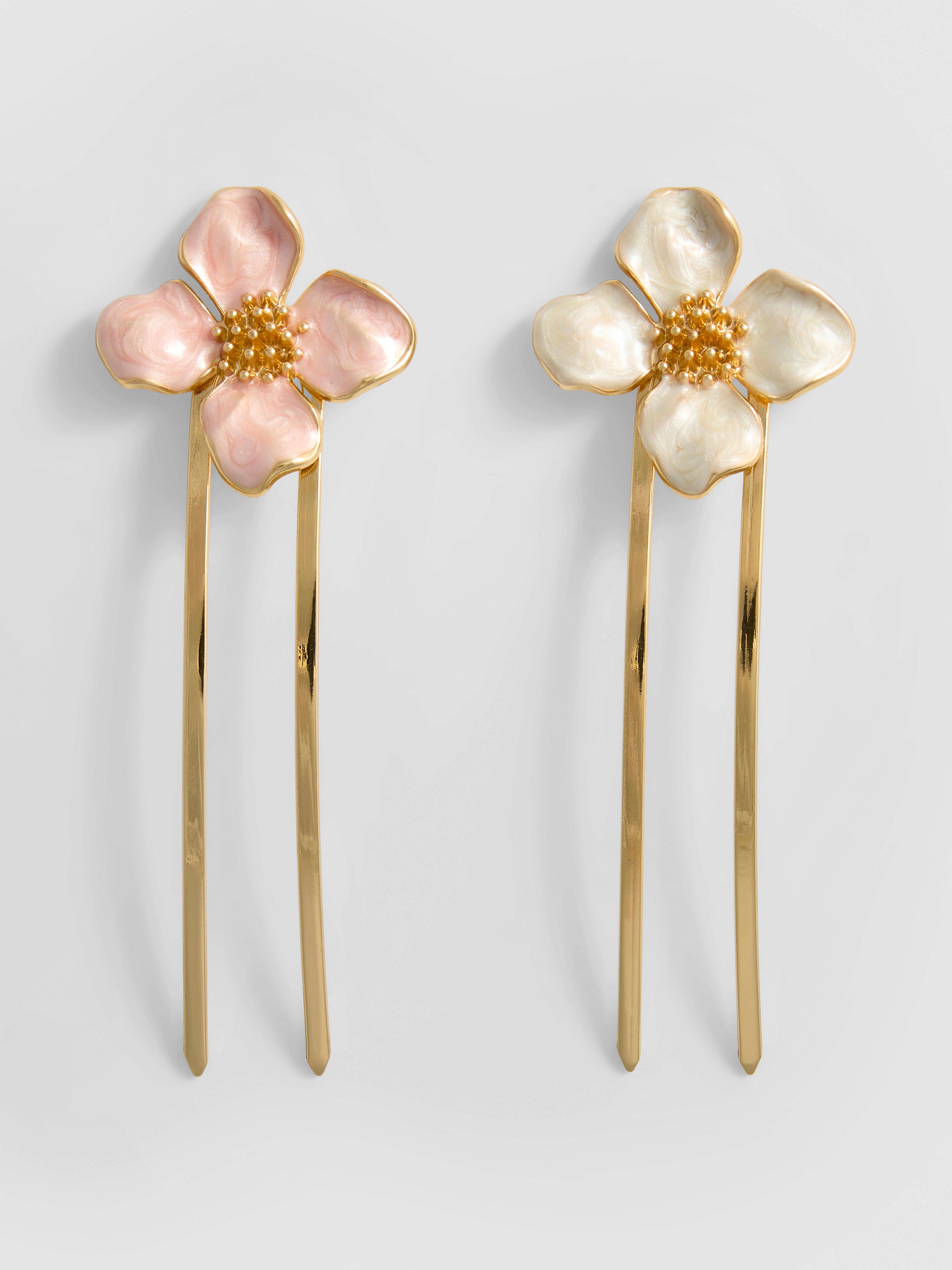 Pack 2 ganchos cabelo florais