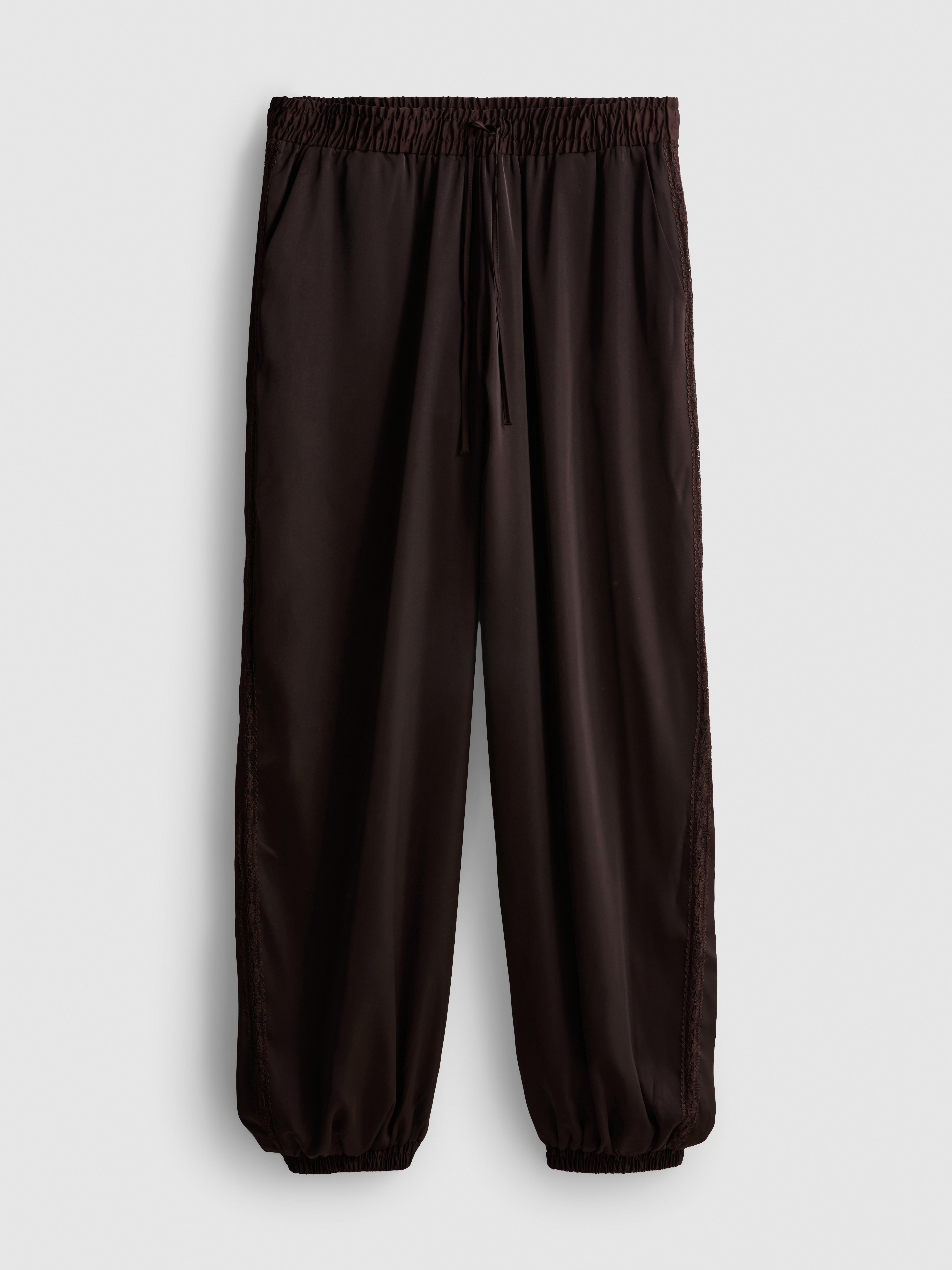 Satin Harem Pants