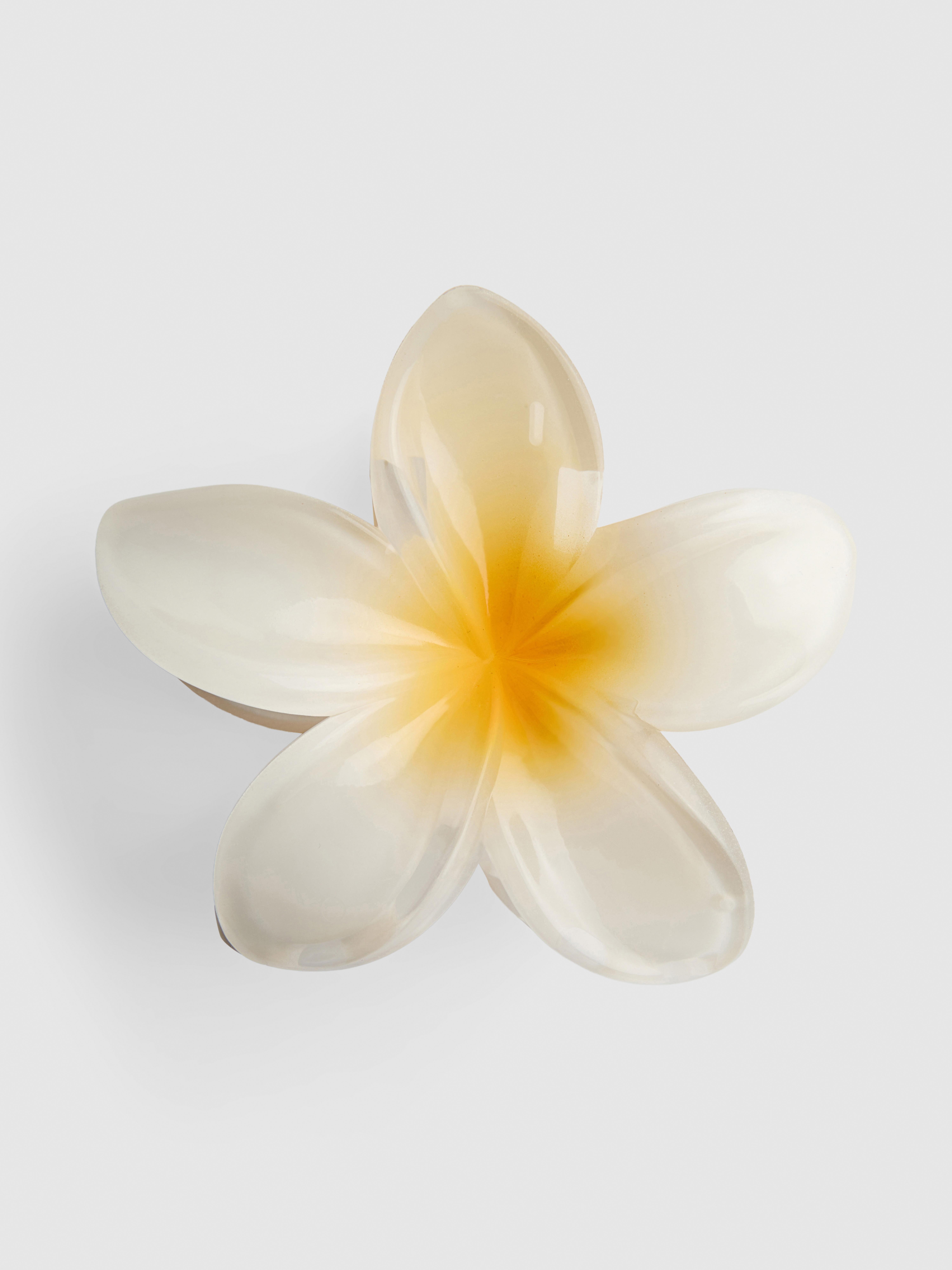 Orchid Flower Claw Clip