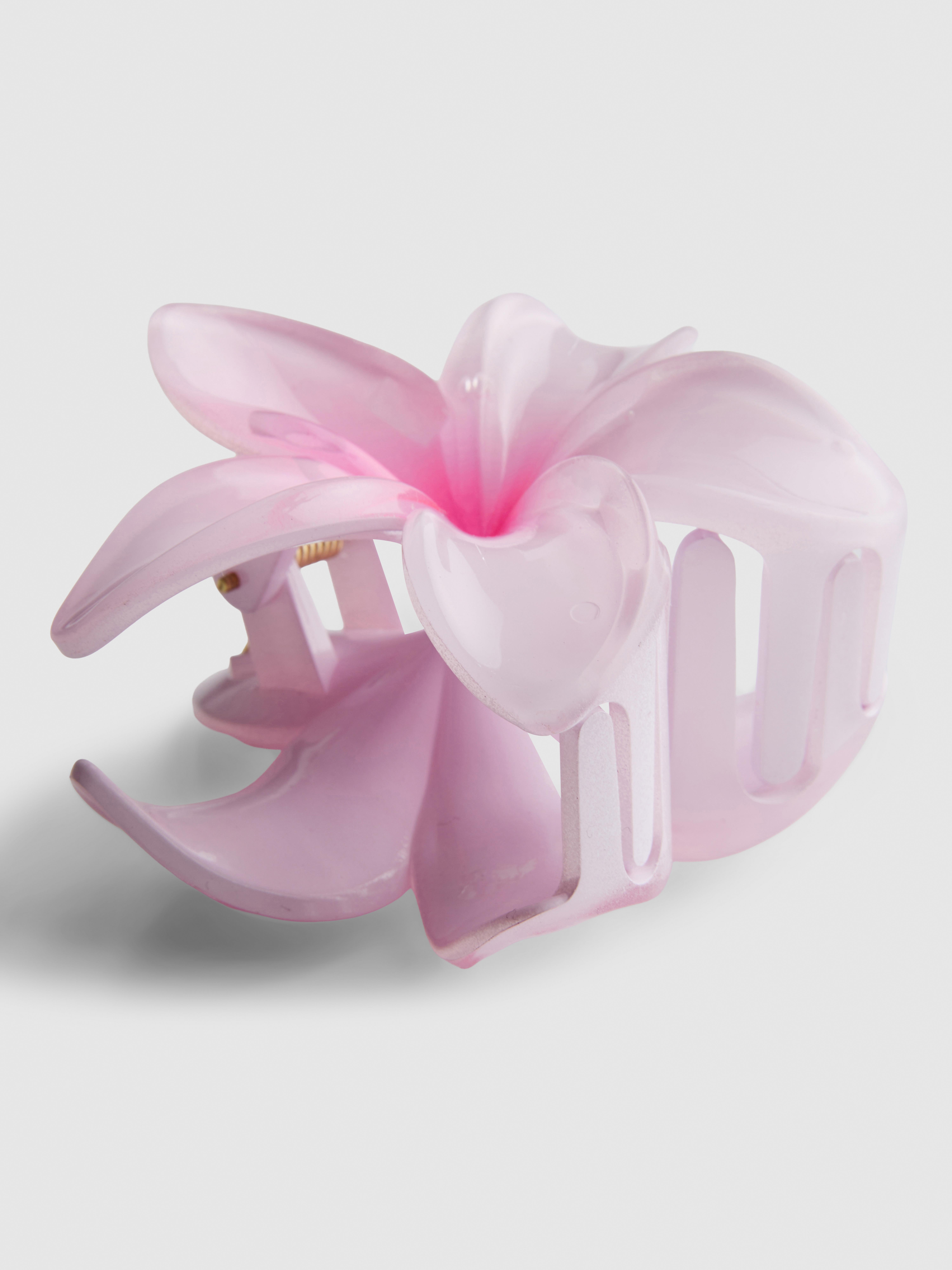 Orchid Flower Claw Clip
