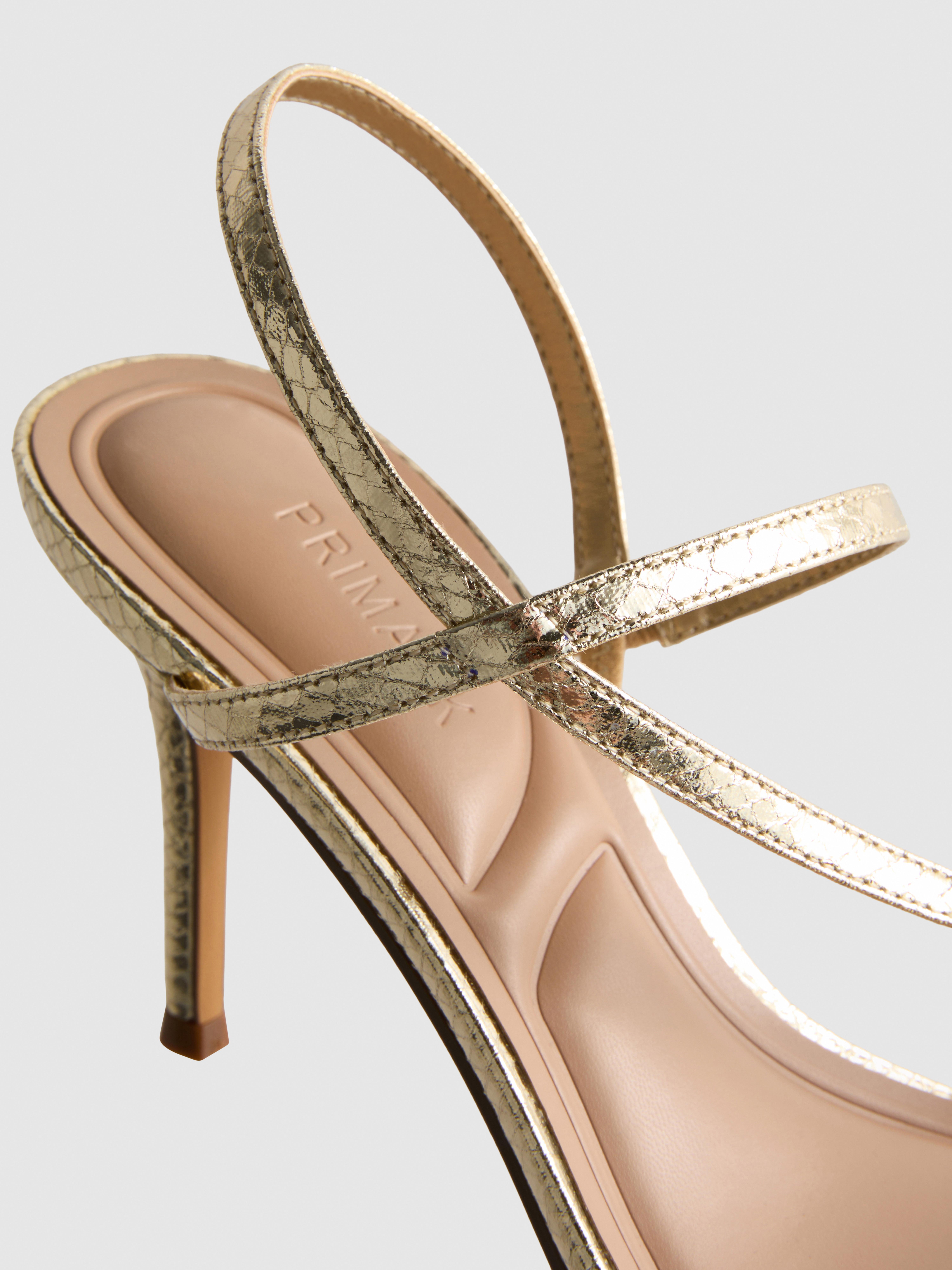 Barely There Heeled Sandals