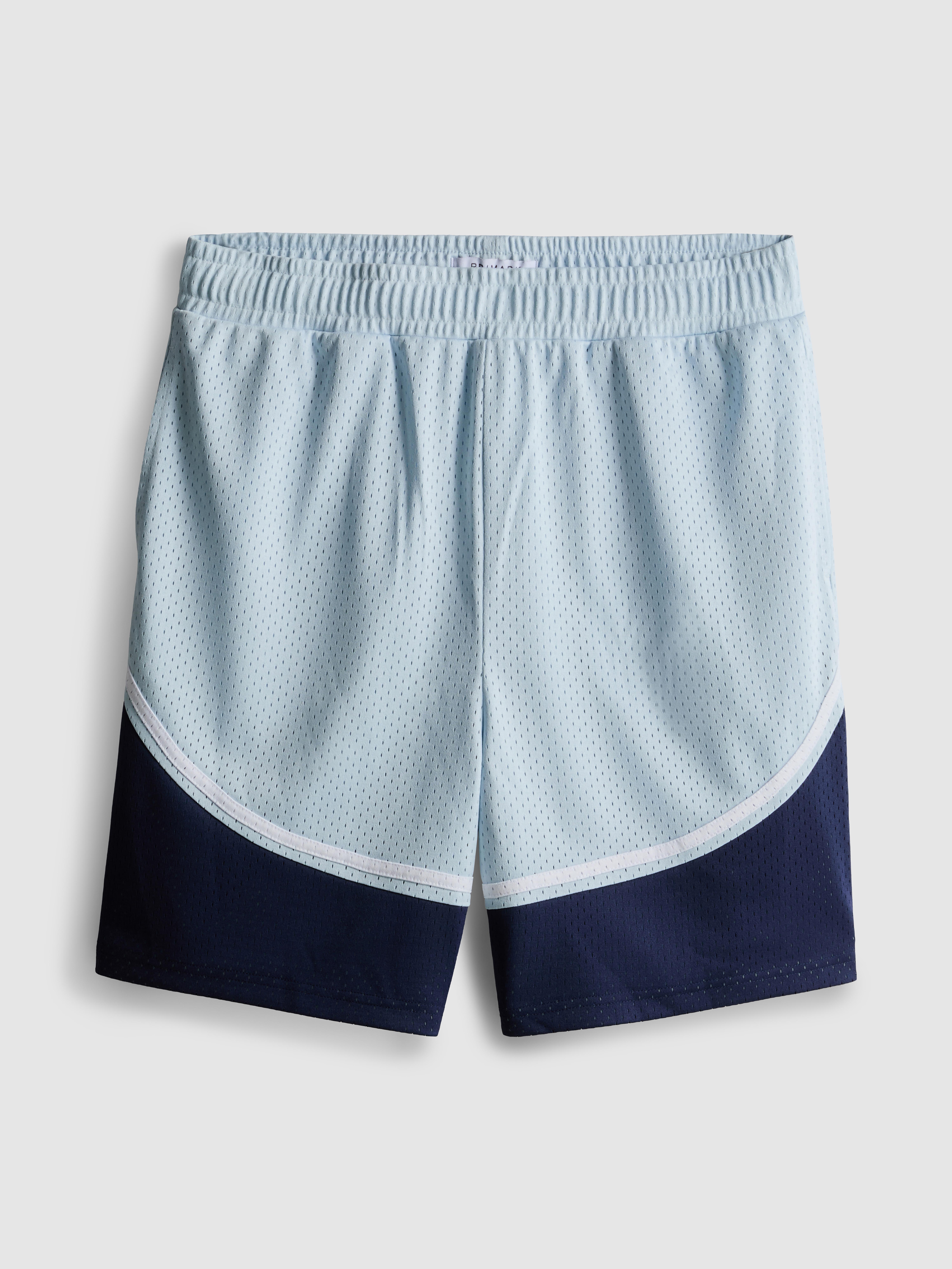 Sport-Shorts mit Netzeinsatz