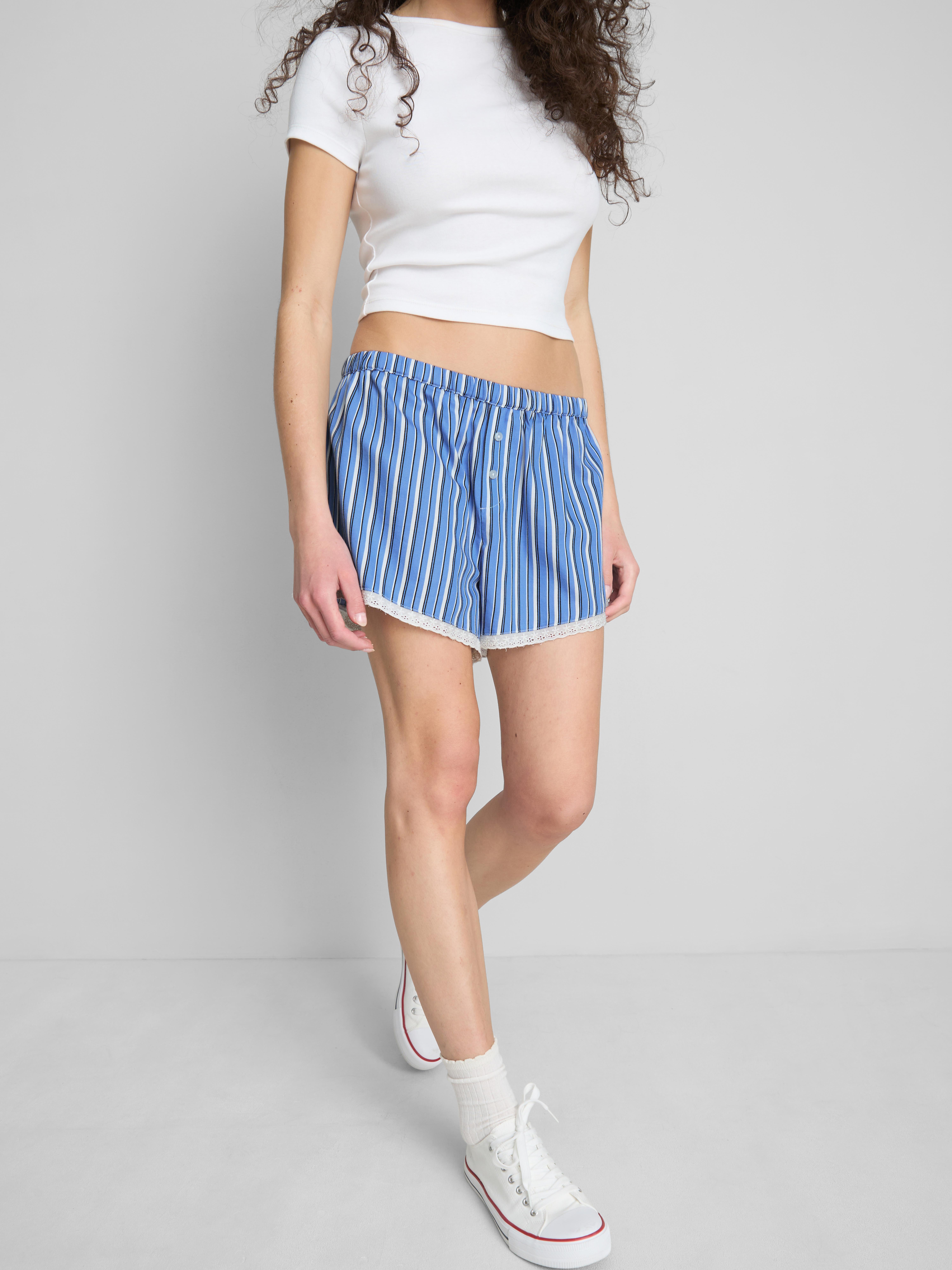 The Primark Scene | Lace Stripe Boxer Shorts