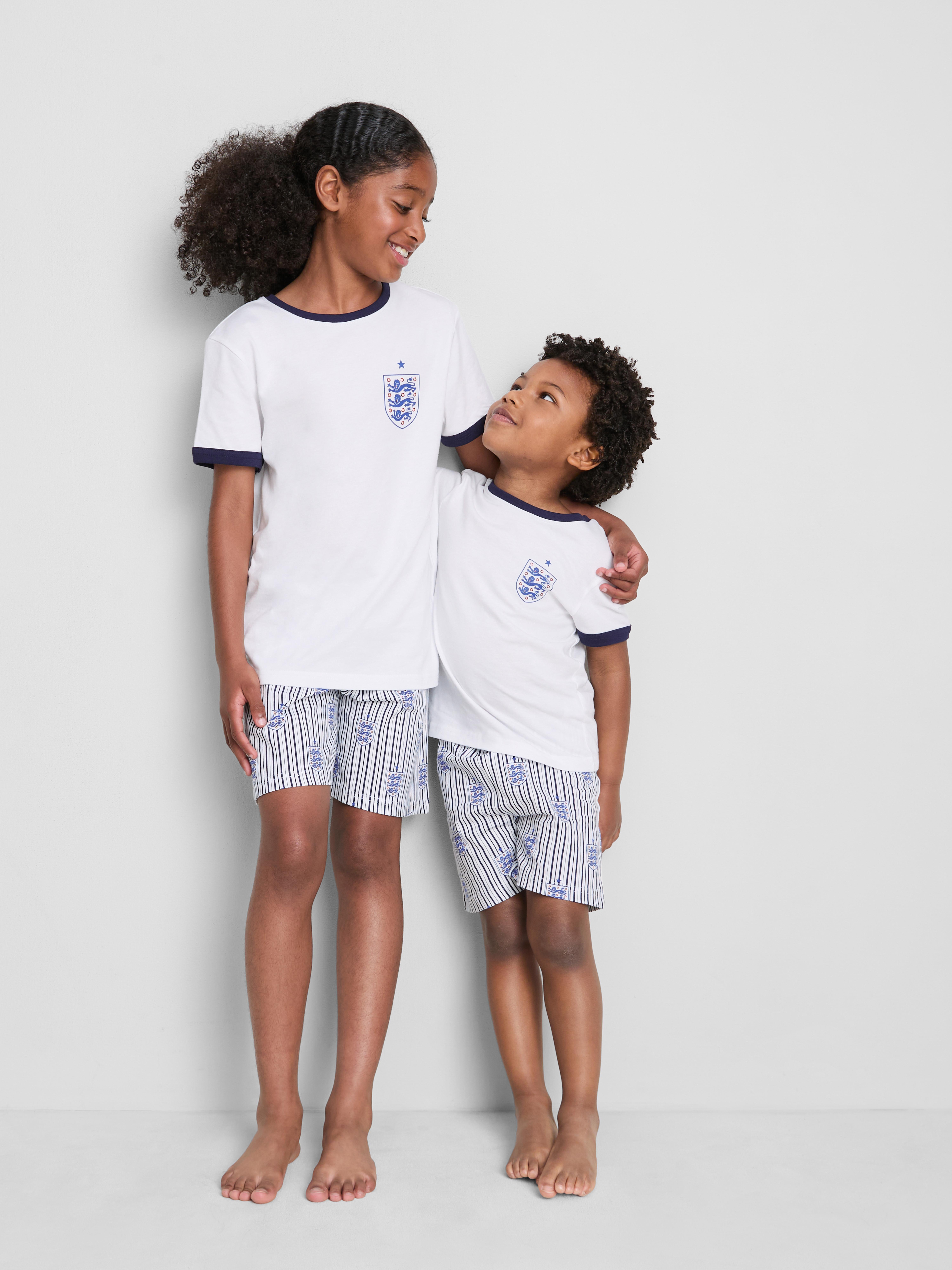 1.5-15yrs | England Football Short Pyjamas