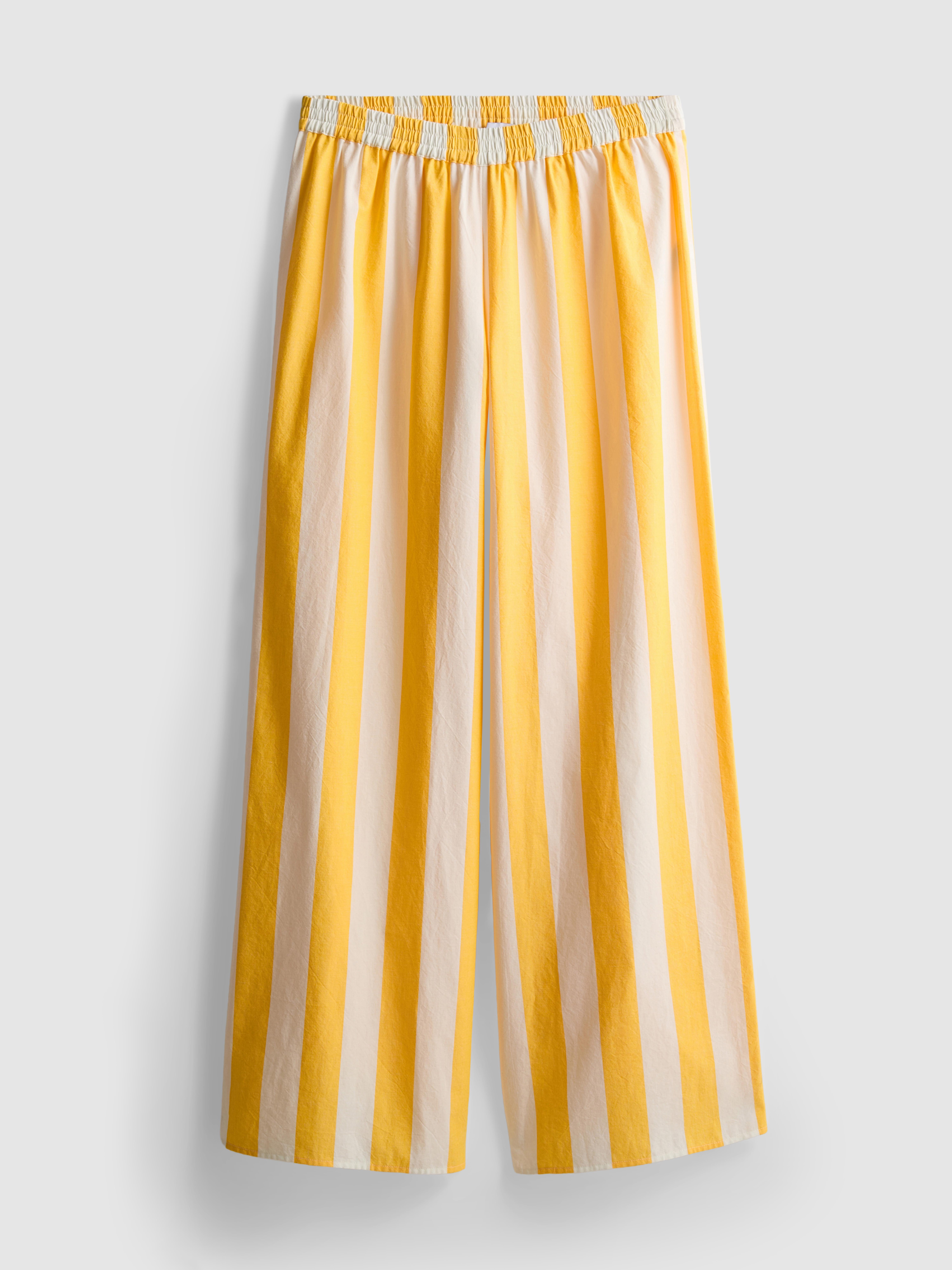 The Primark Scene | Cotton Striped Wide Leg Pants