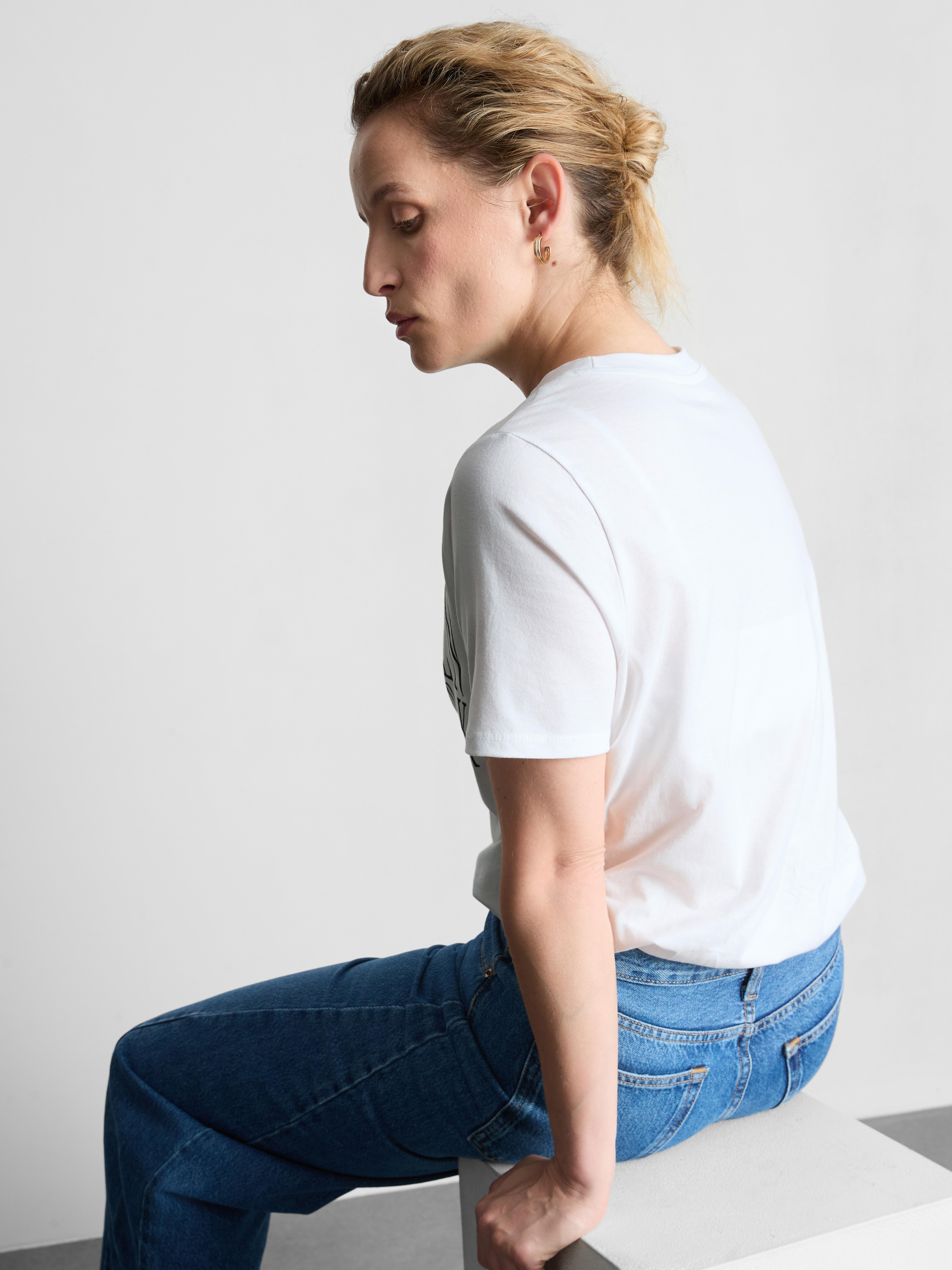 Pure Cotton Short-Sleeve Graphic Tee