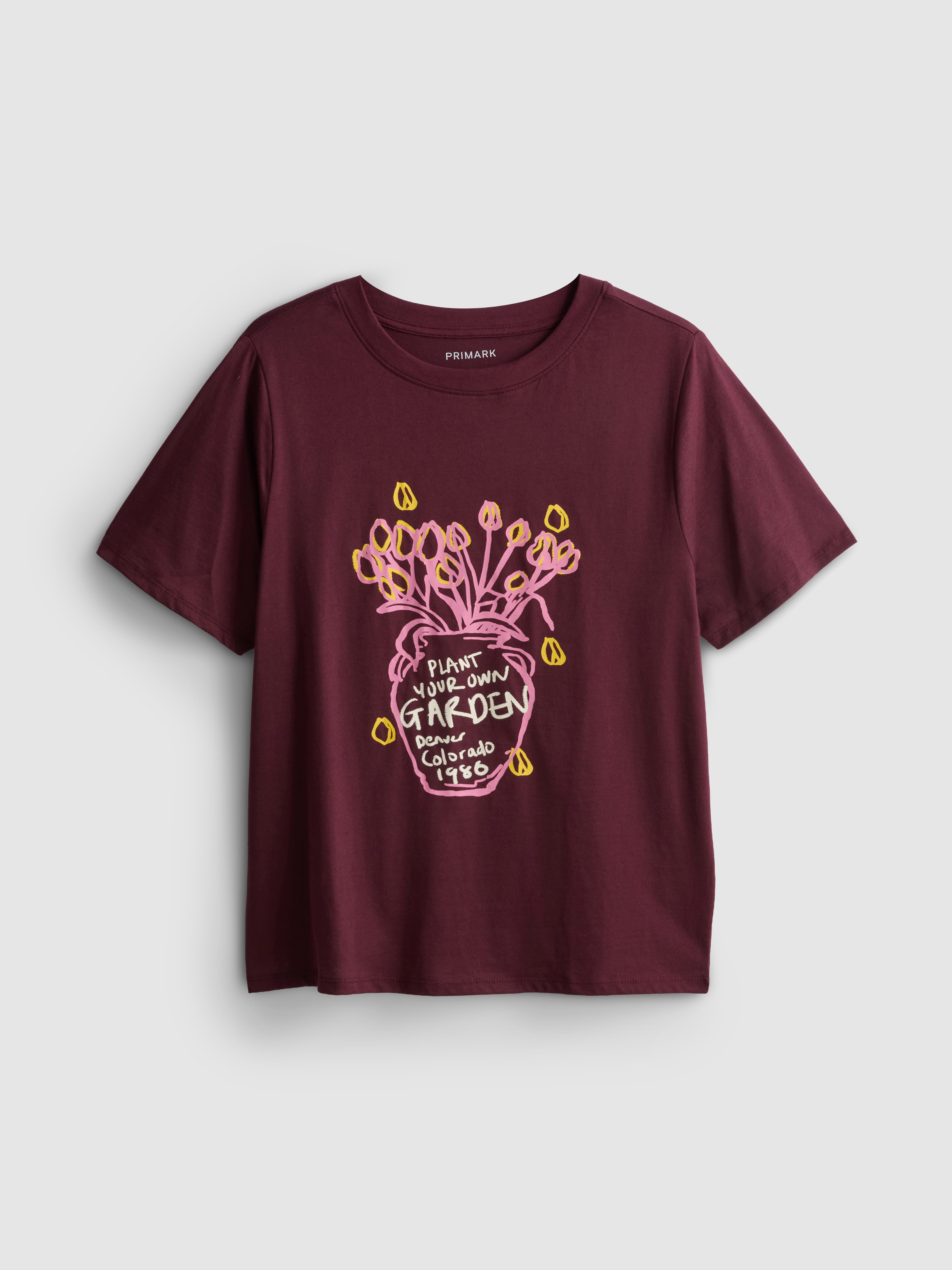 Pure Cotton Short-Sleeve Graphic Tee