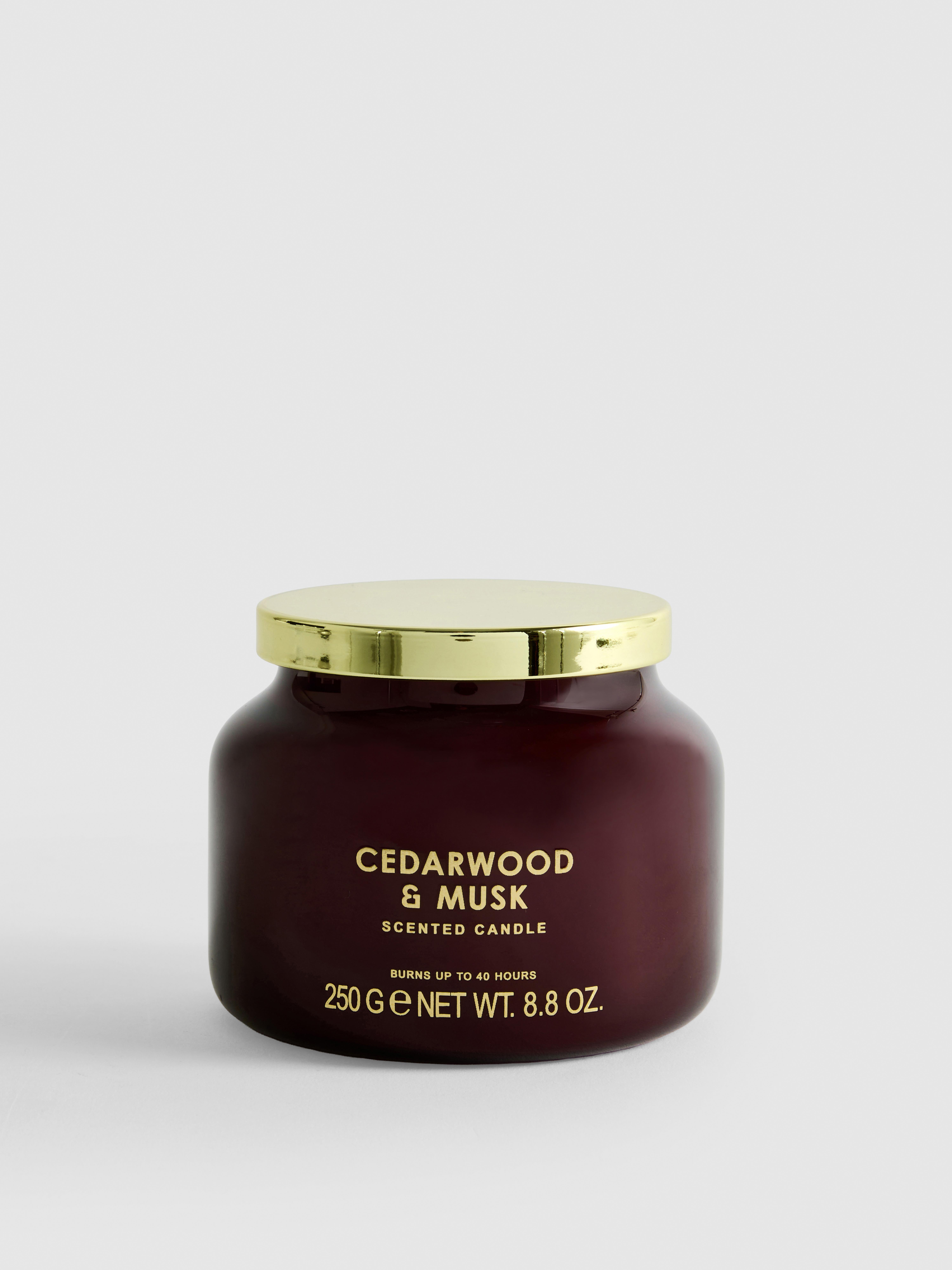 Lidded Scented Candle Burgundy