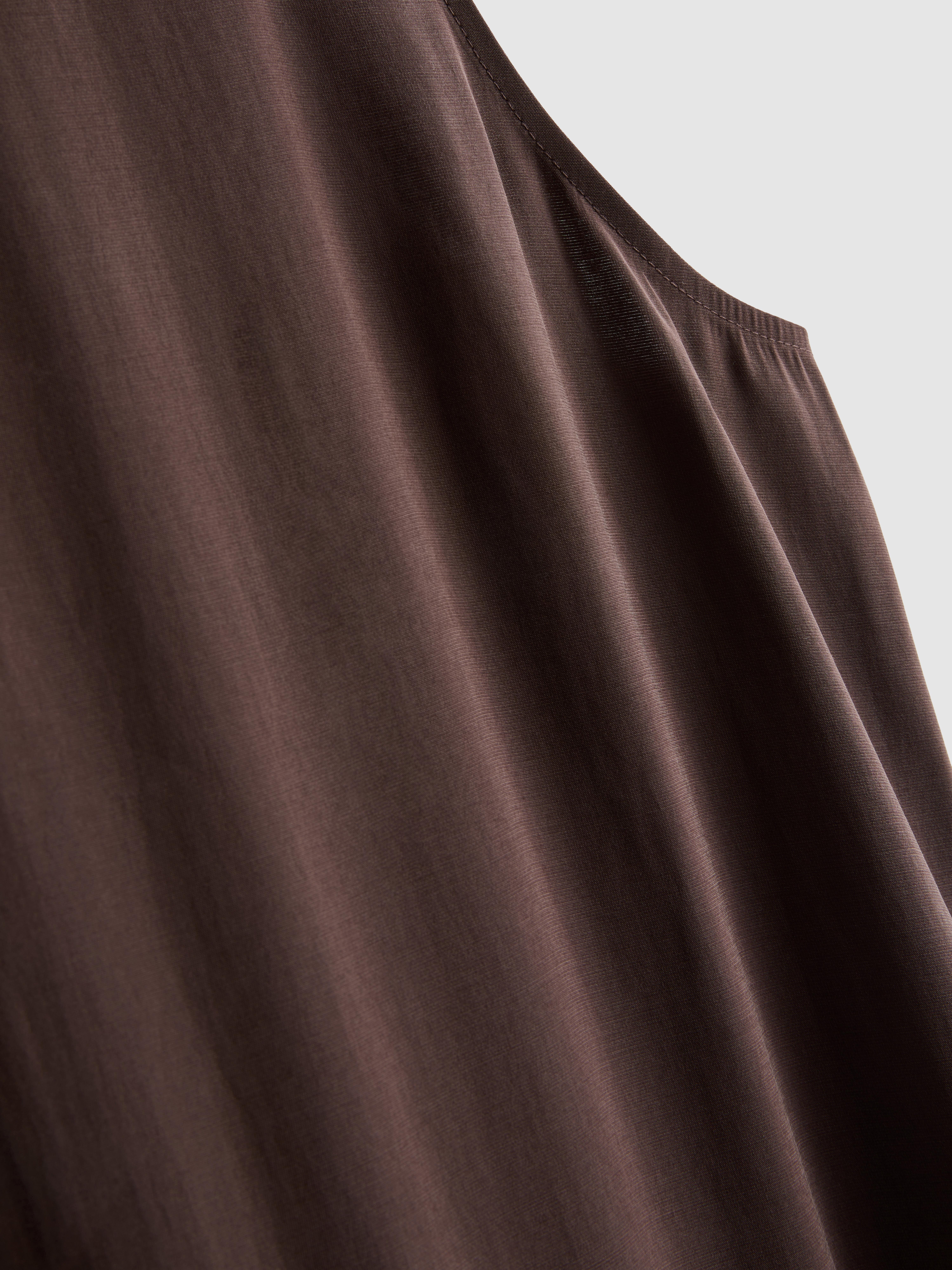 Vestido midi recto