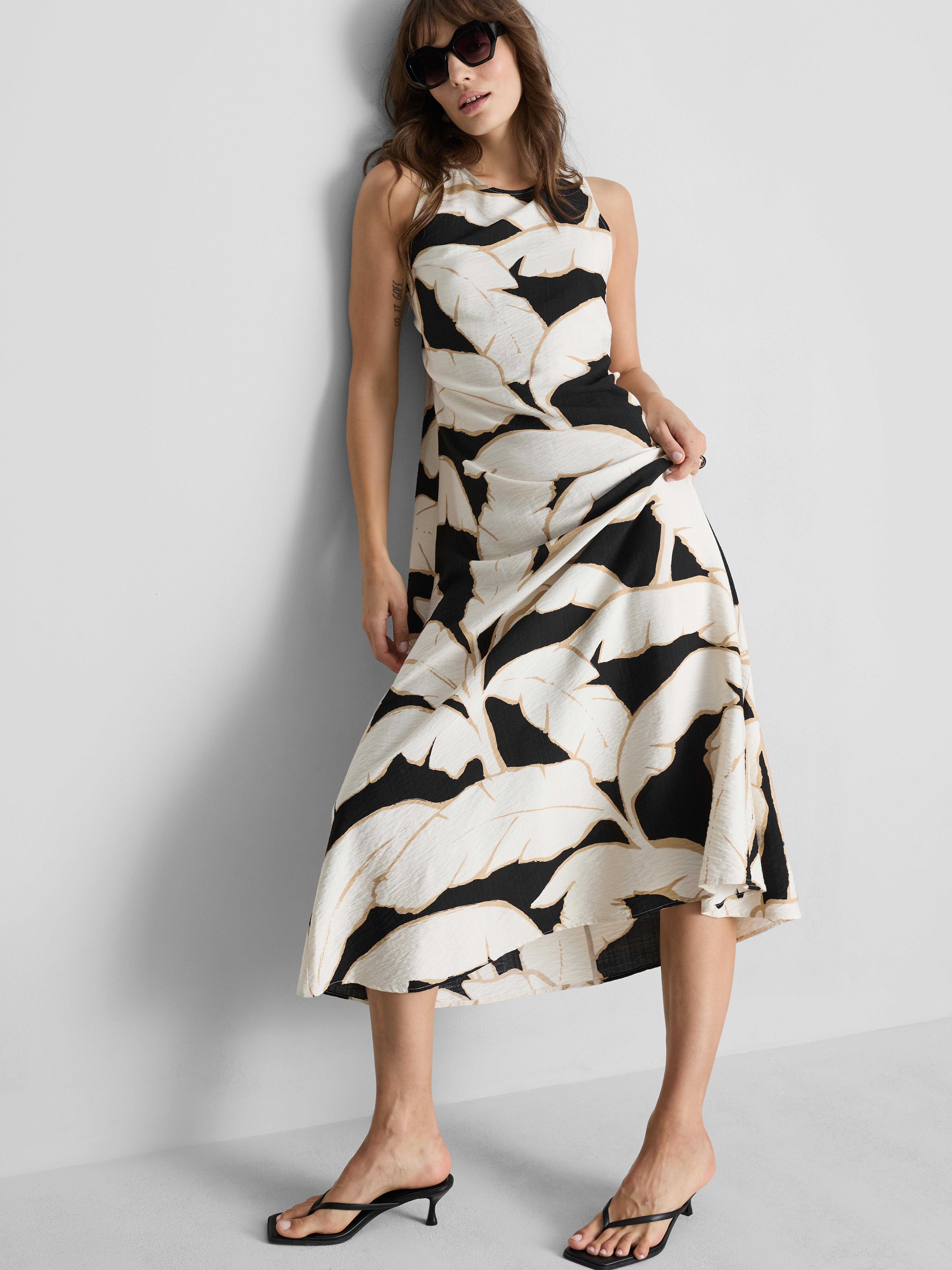 Printed Column Maxi Dress