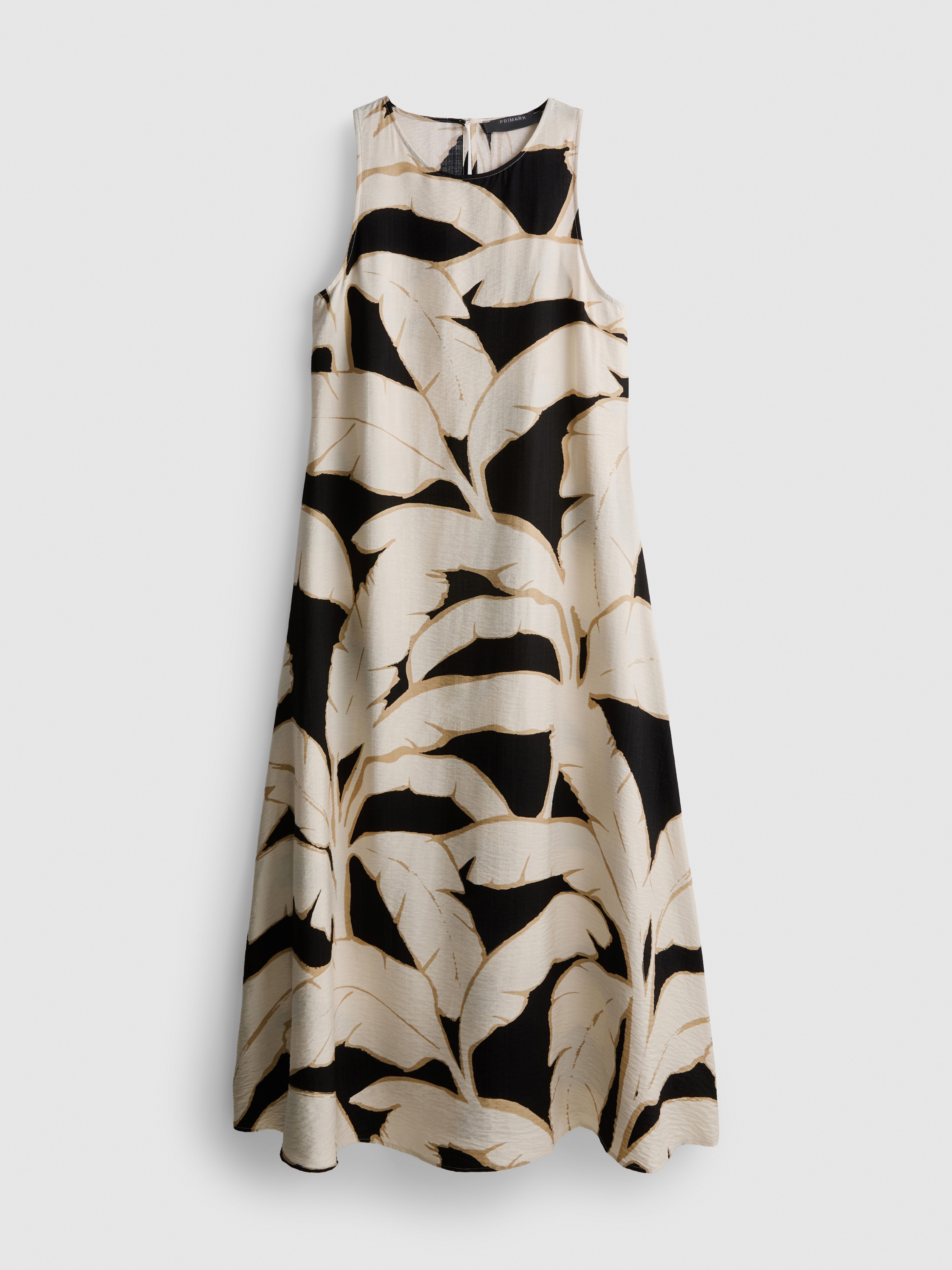 Printed Column Maxi Dress