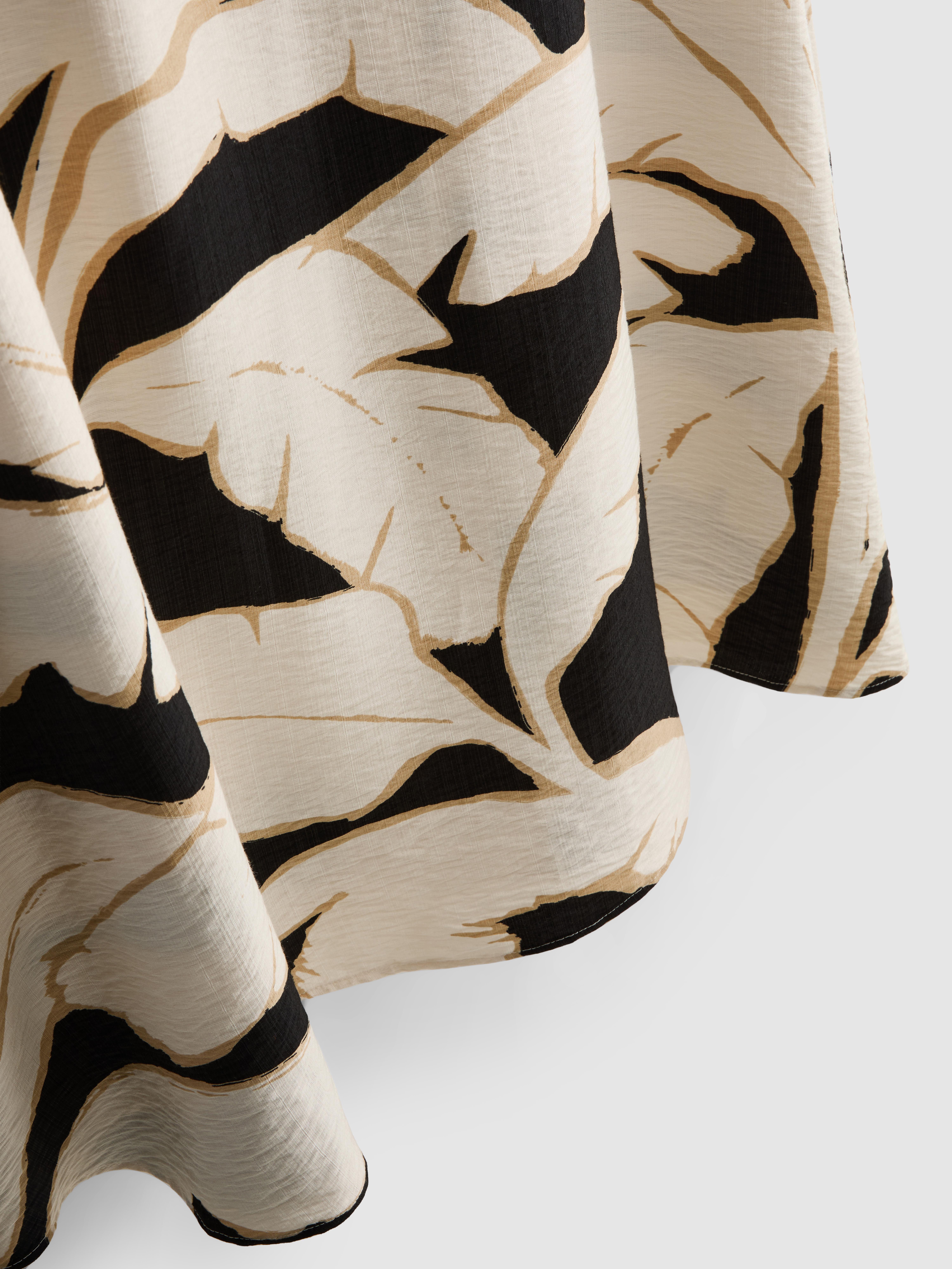 Printed Column Maxi Dress