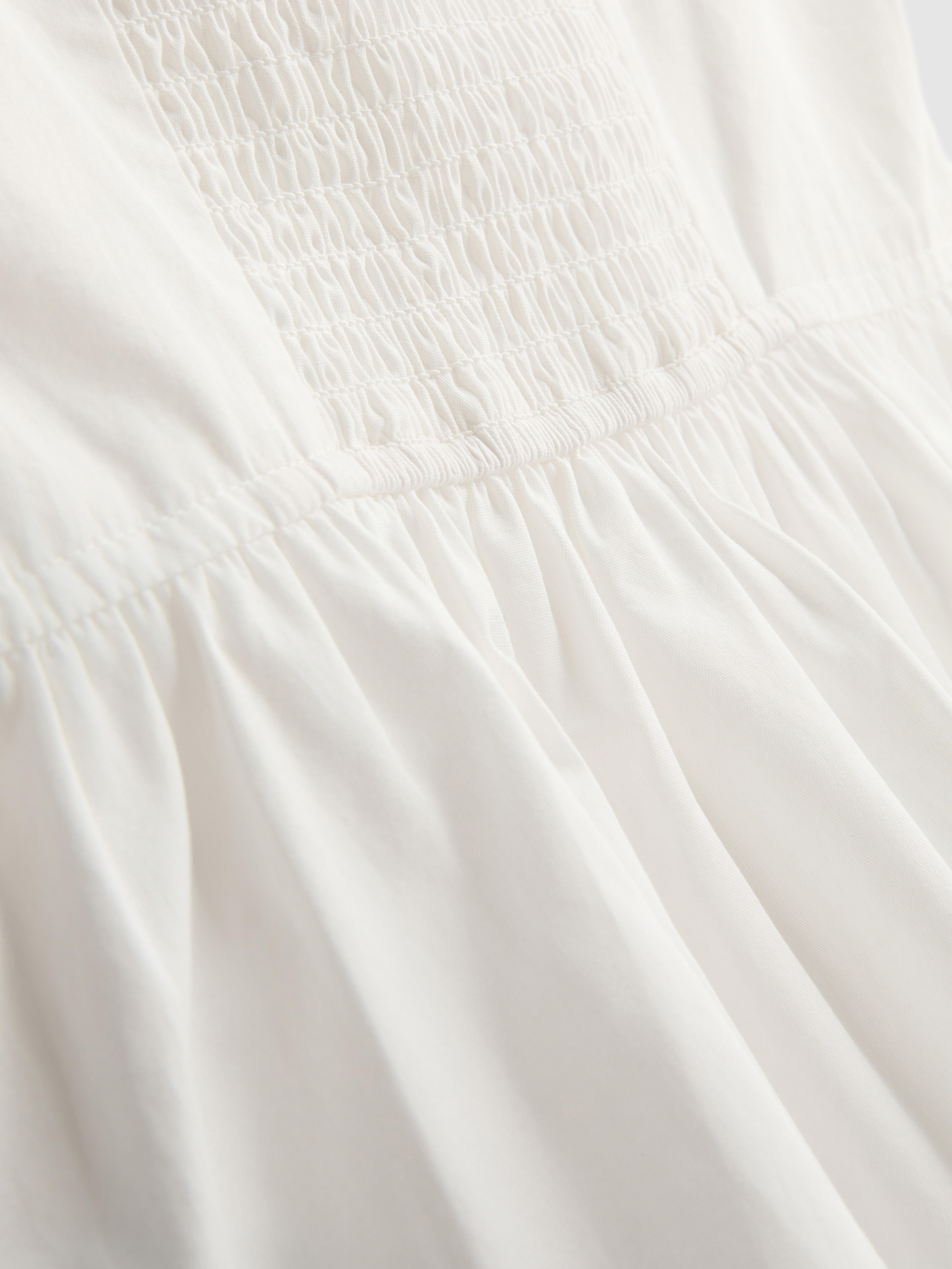 7-15yrs | Shirred Square Neck Blouse