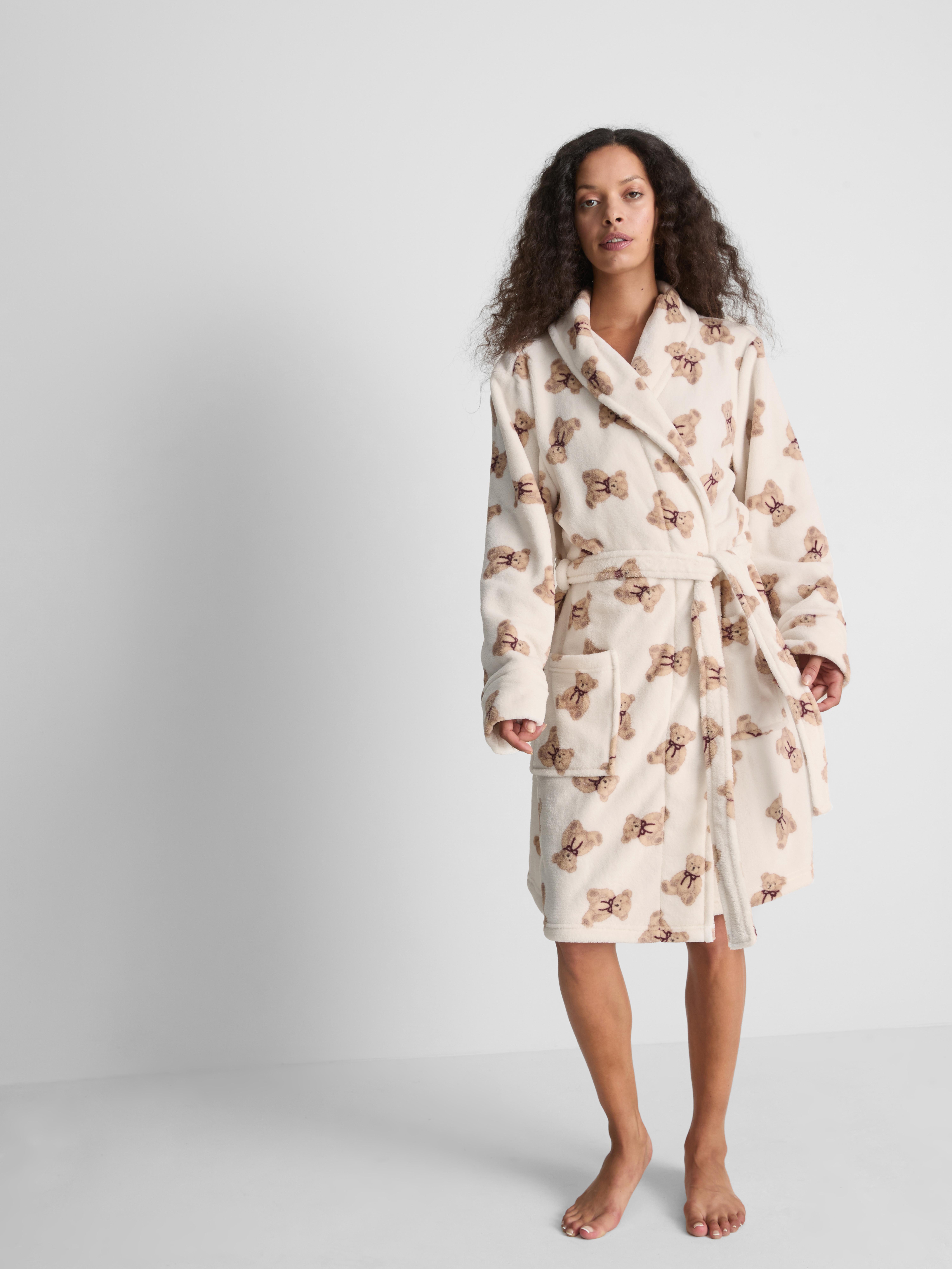 Love To Lounge Printed Midi Bathrobe