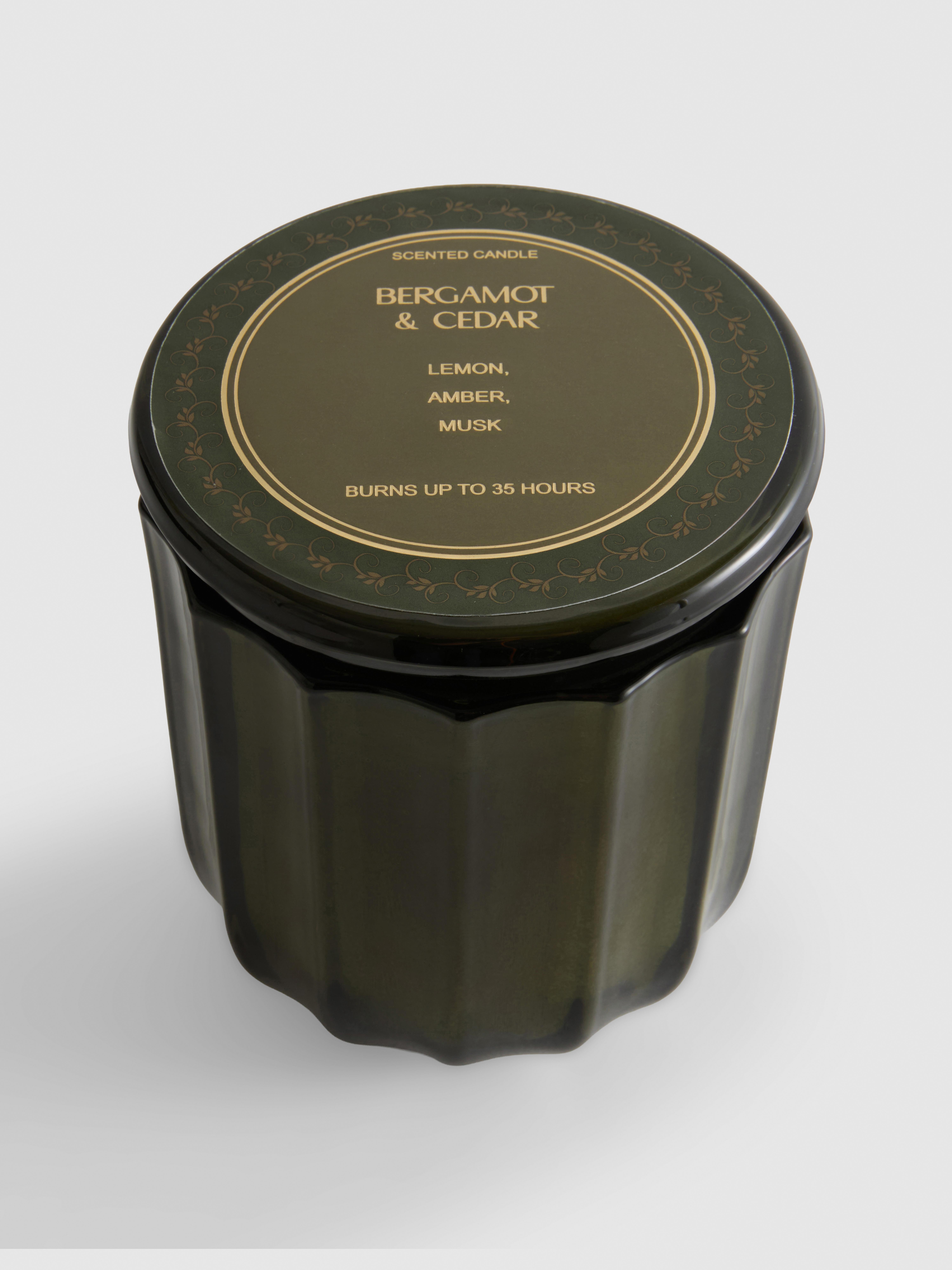 Geurkaars in glazen pot