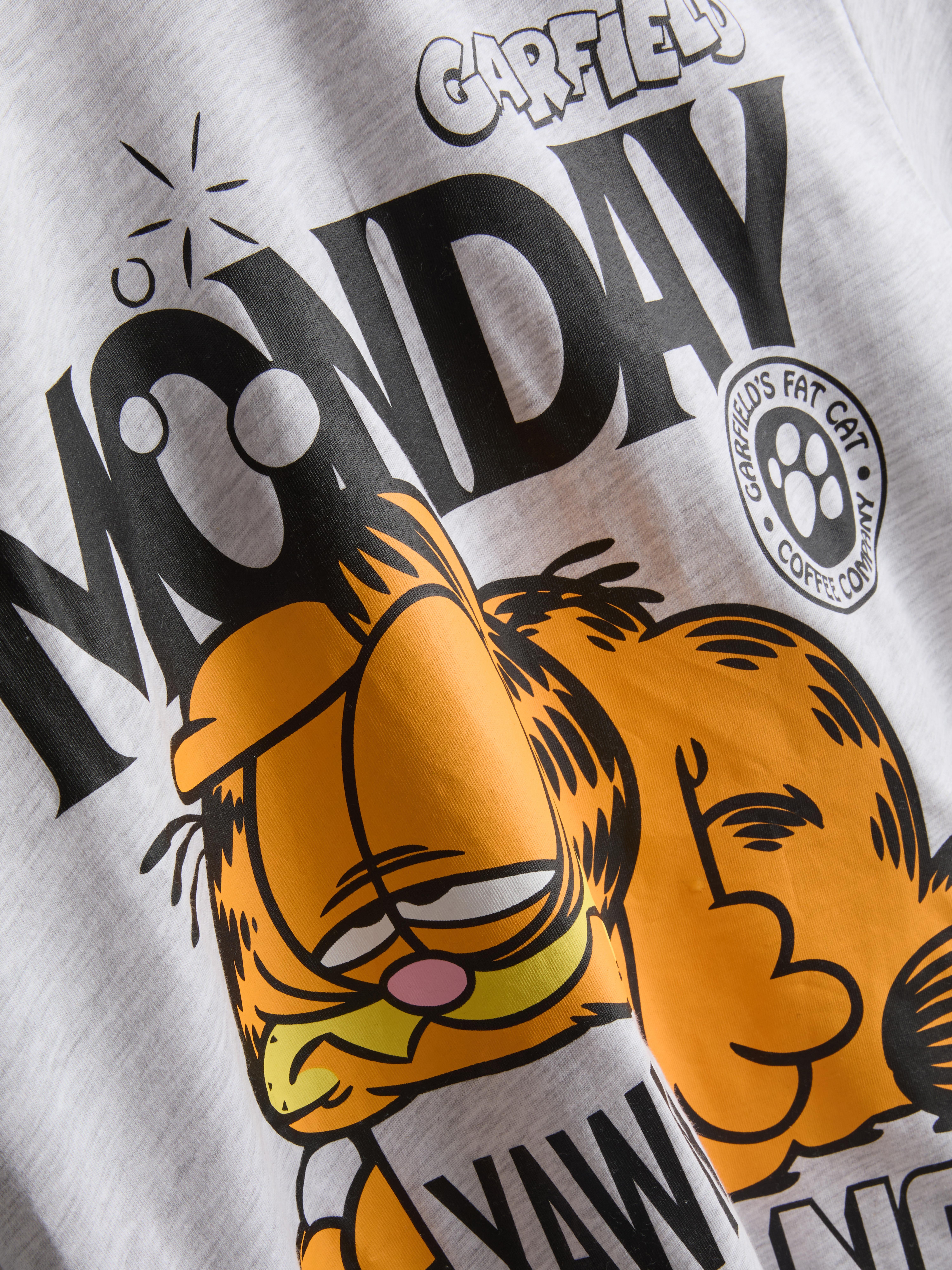Krátké pyžamo Garfield z čisté bavlny