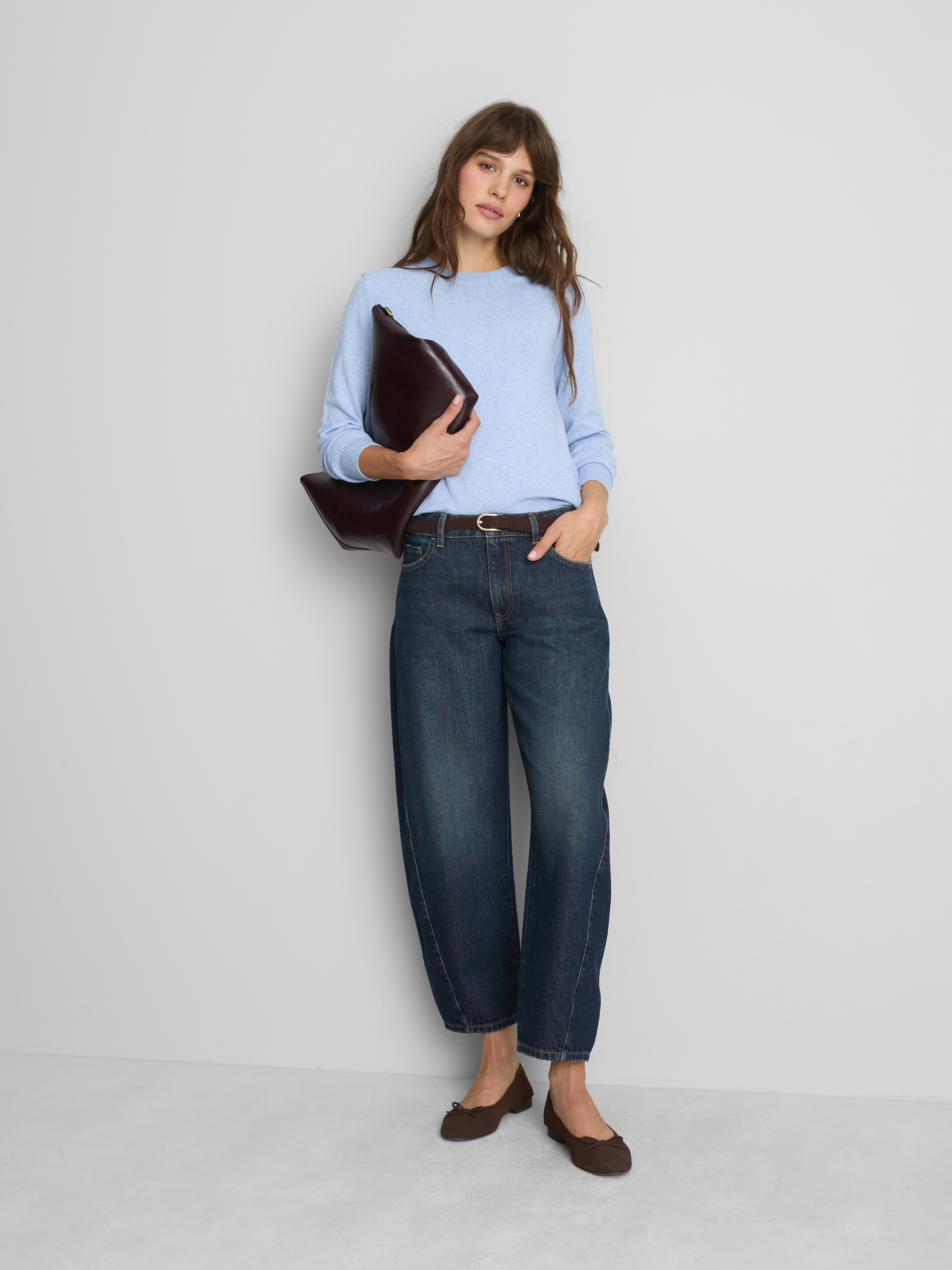 Soft Knitted Crew Neck Jumper
