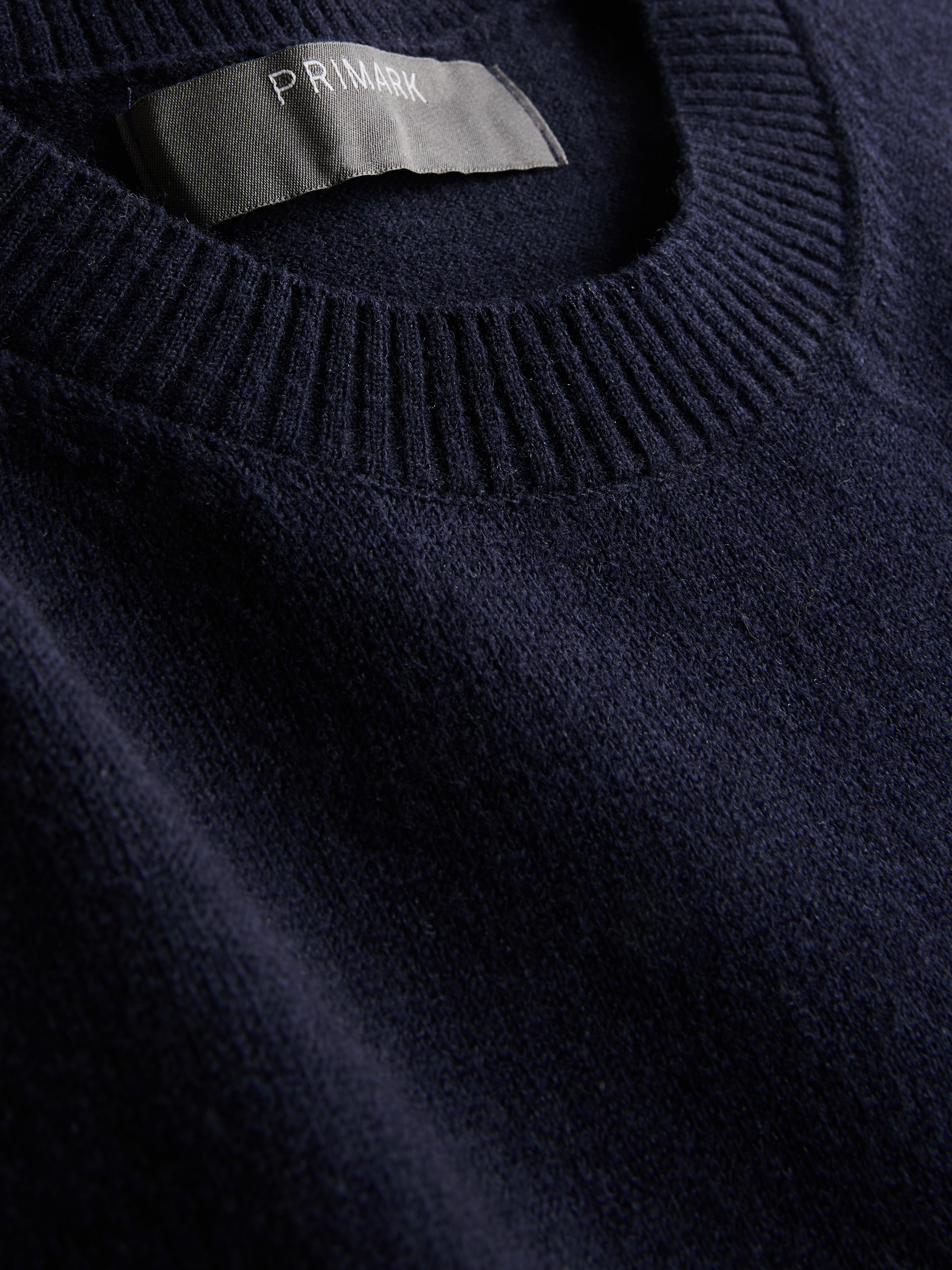 Womens Navy Soft Knitted Crew Neck Jumper | Primark
