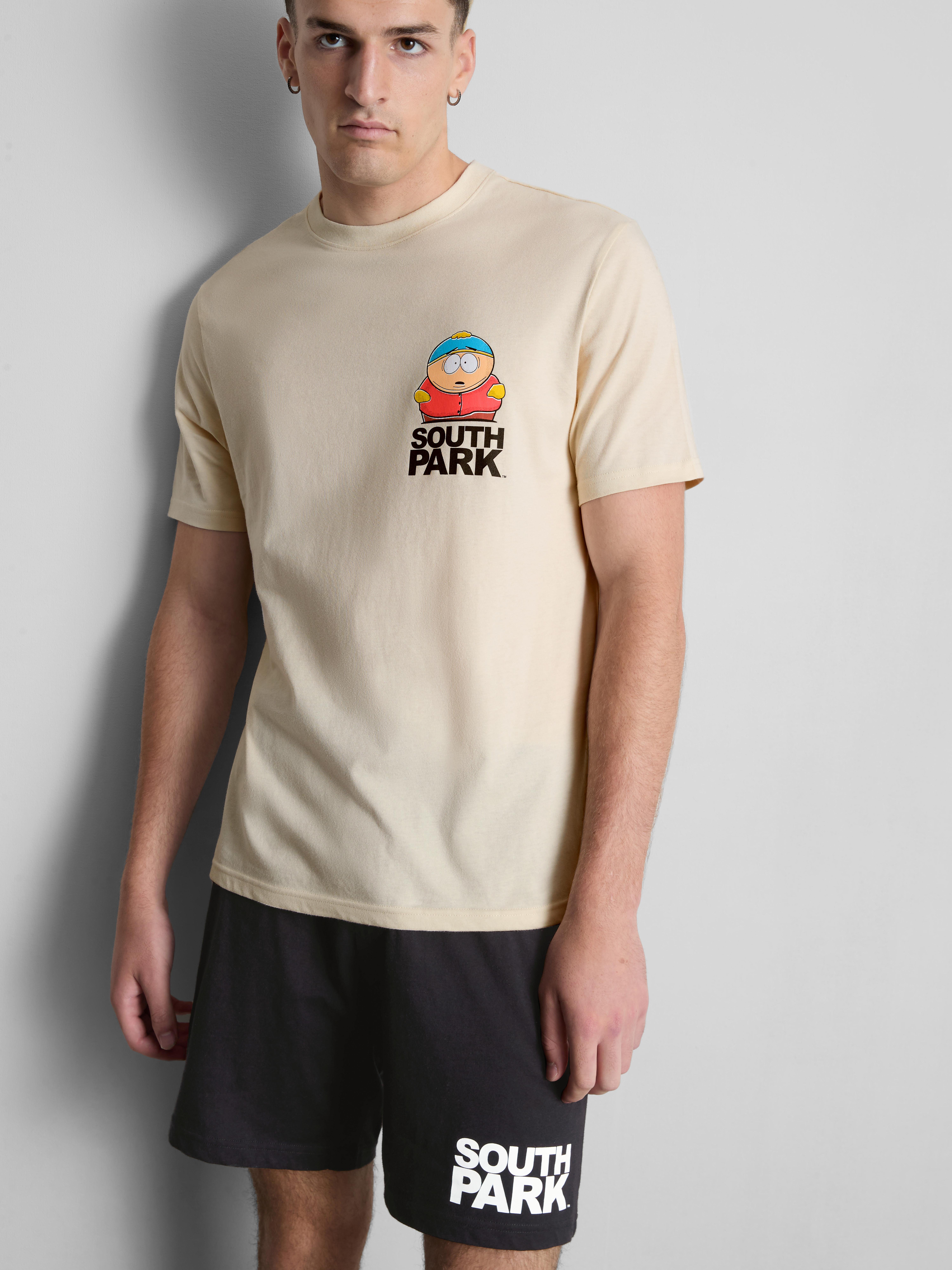 Set pijamale scurte din bumbac pur South Park