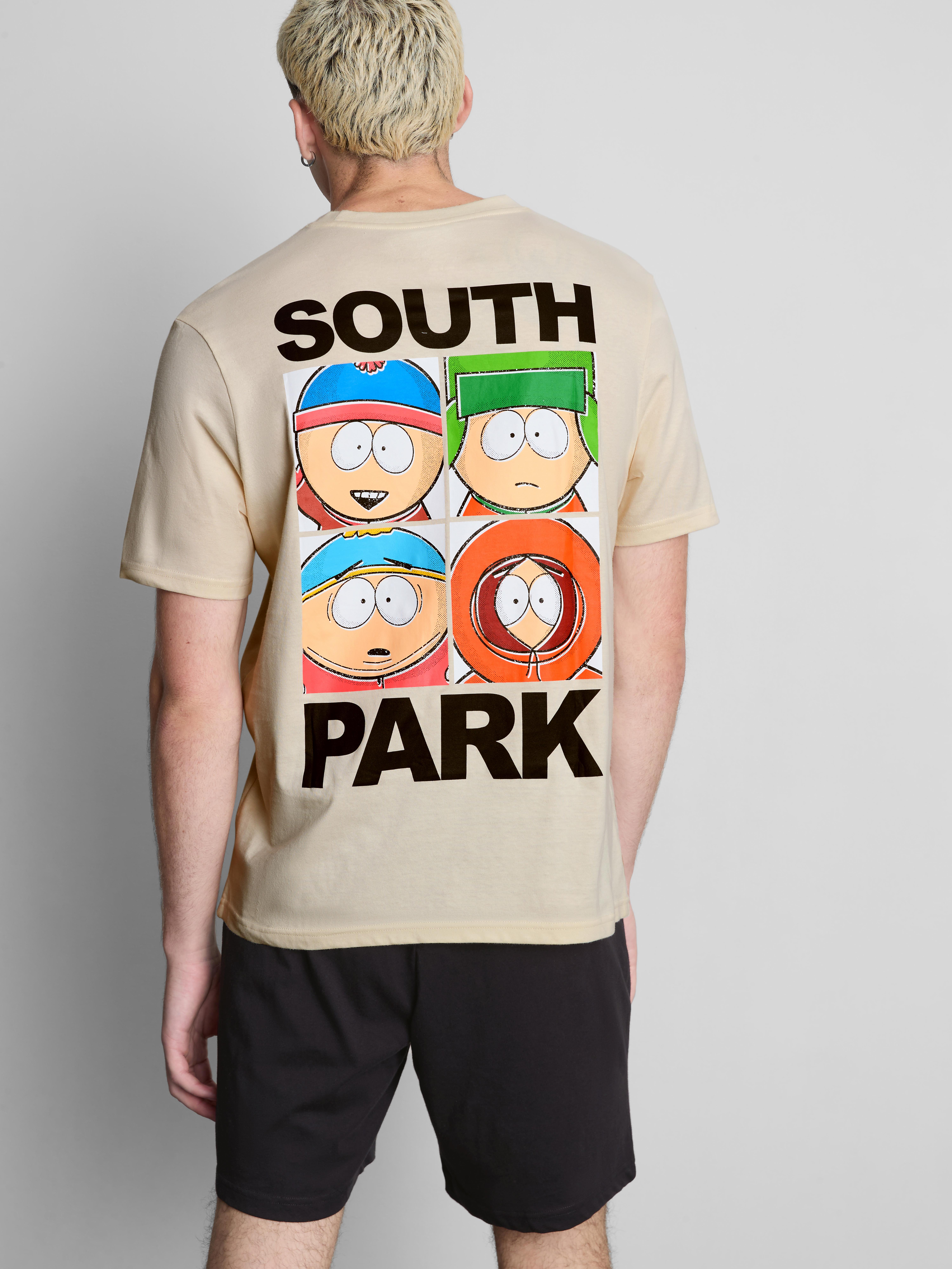 Set pijamale scurte din bumbac pur South Park