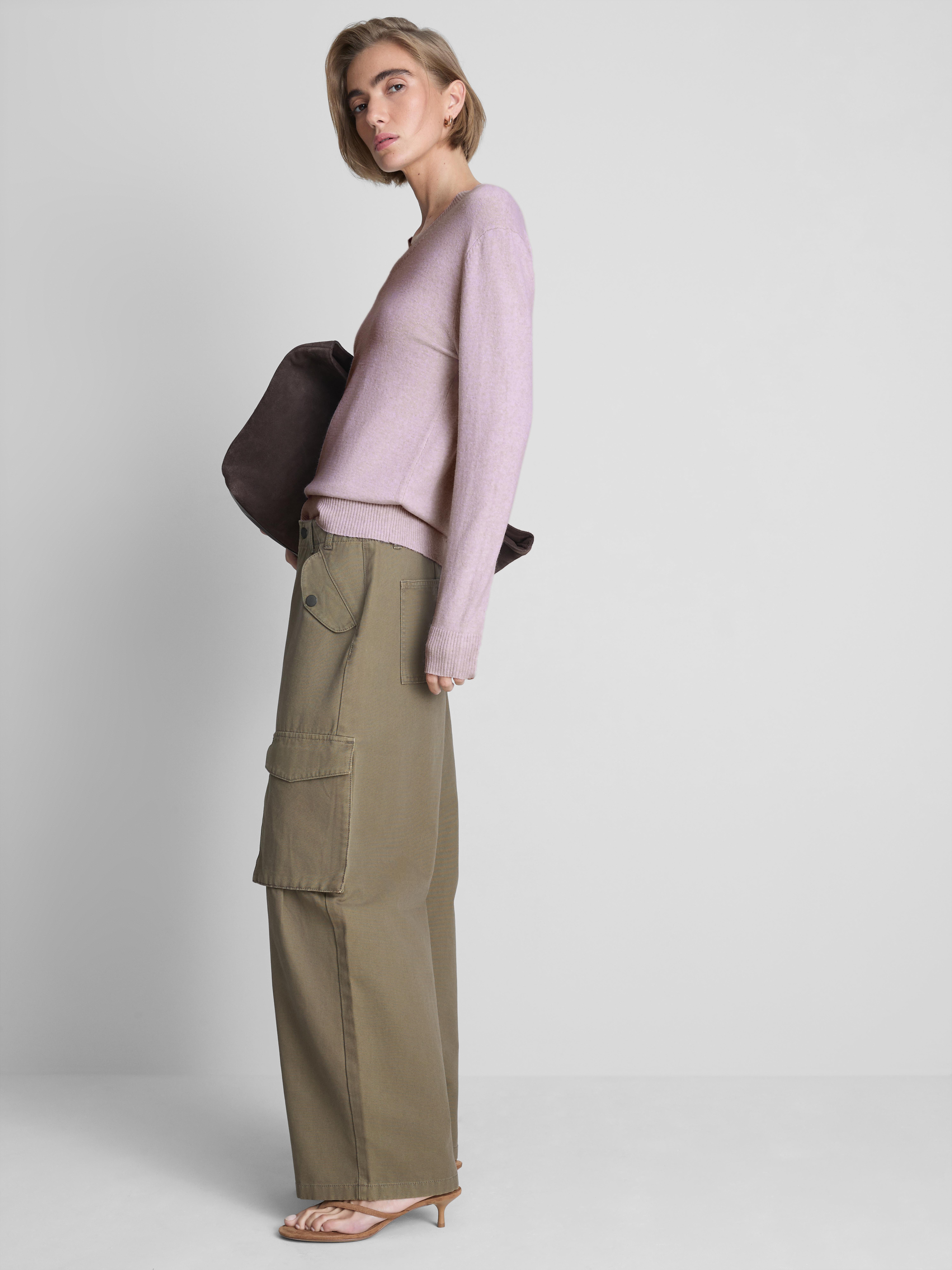 Knitted V-Neck Jumper