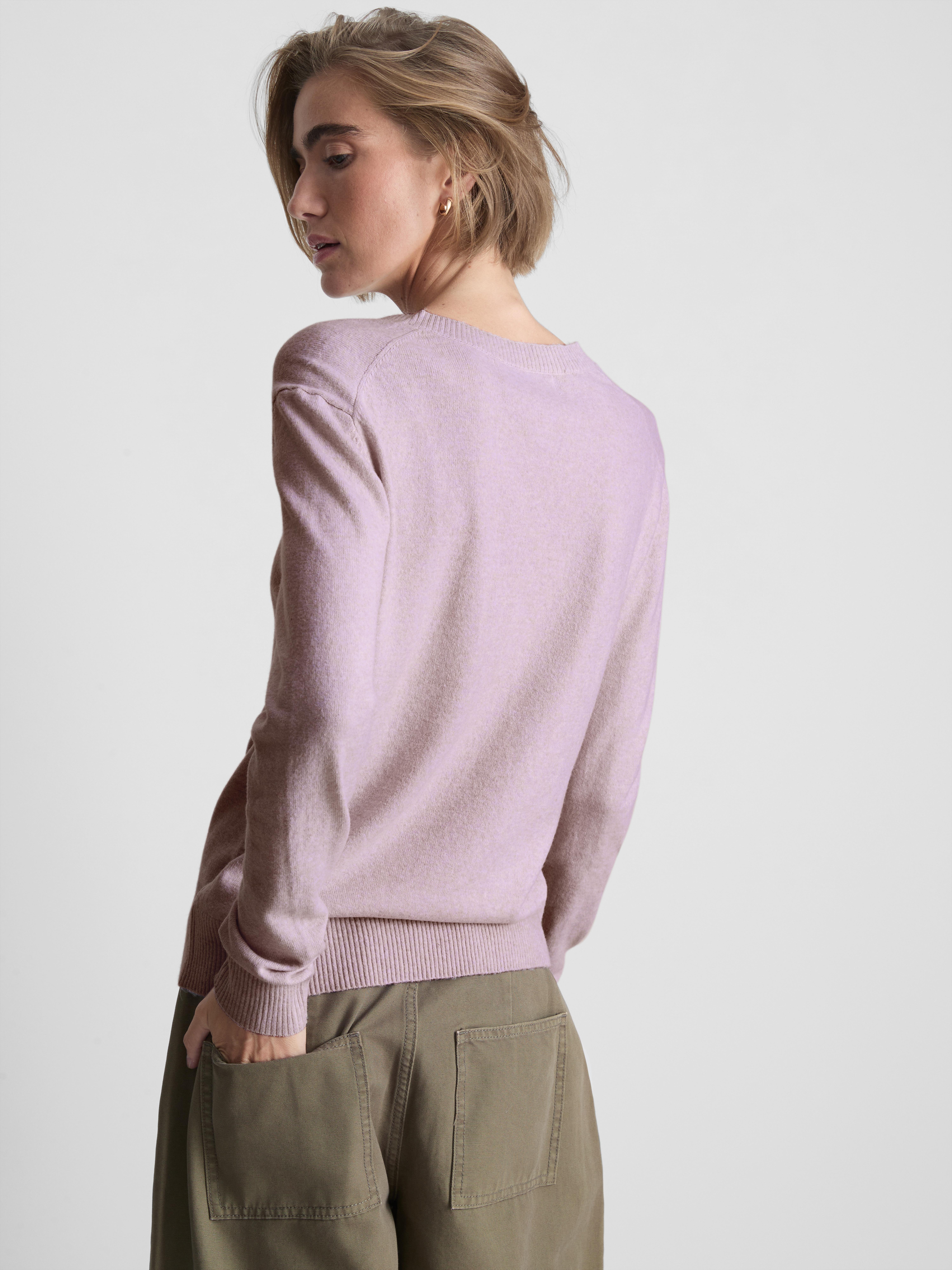 Knitted V-Neck Jumper