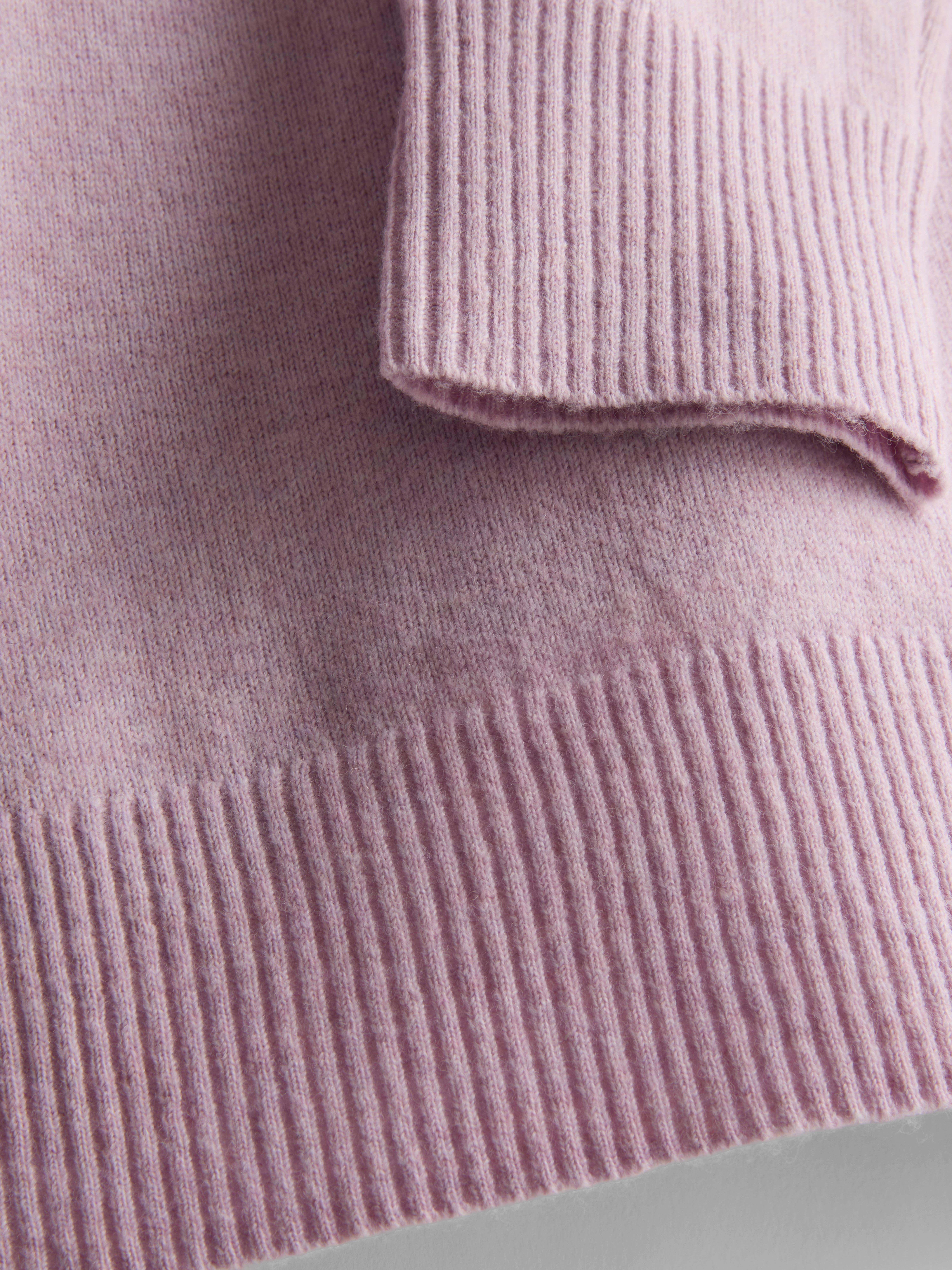Knitted V-Neck Jumper