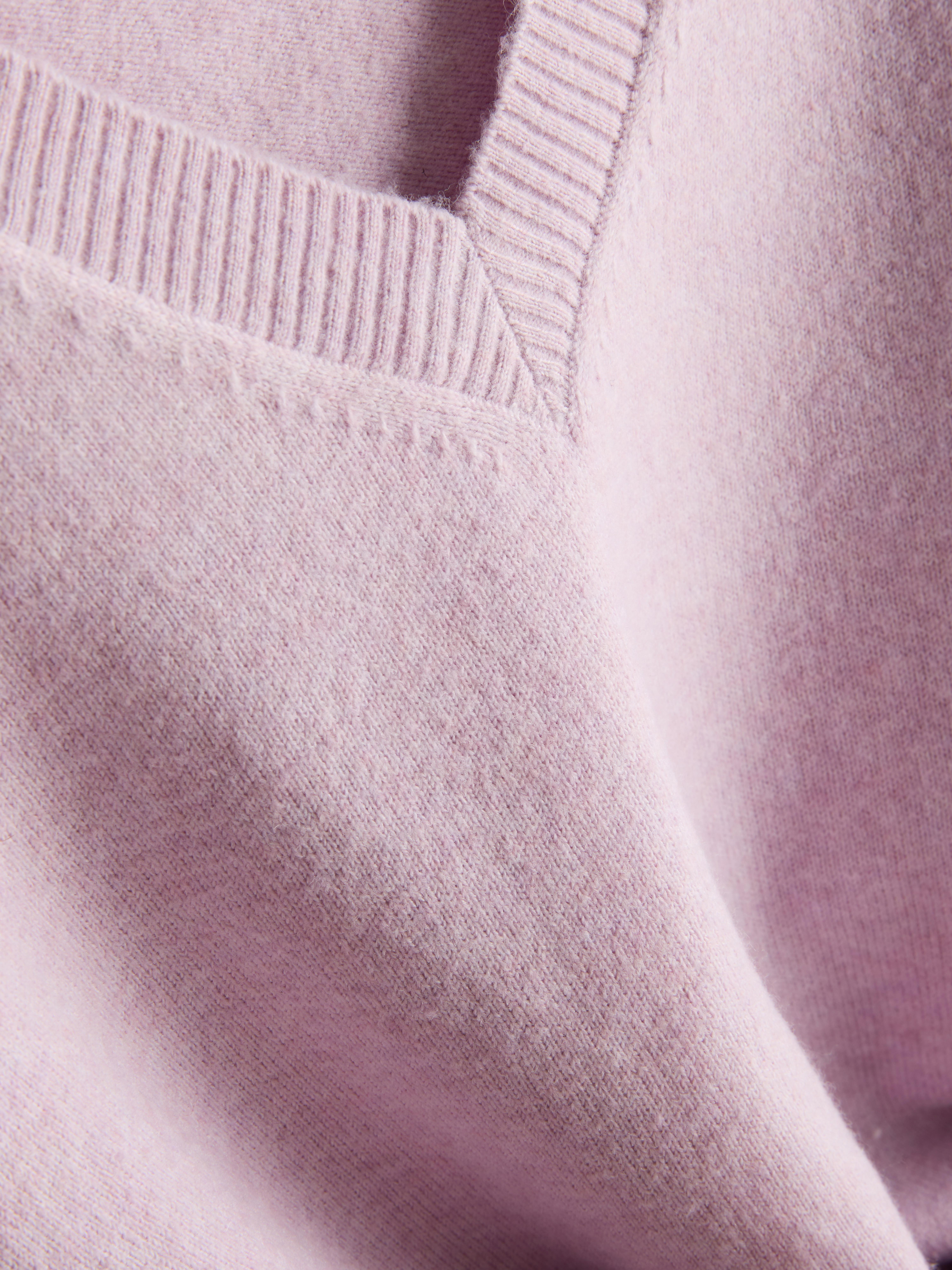 Knitted V-Neck Jumper