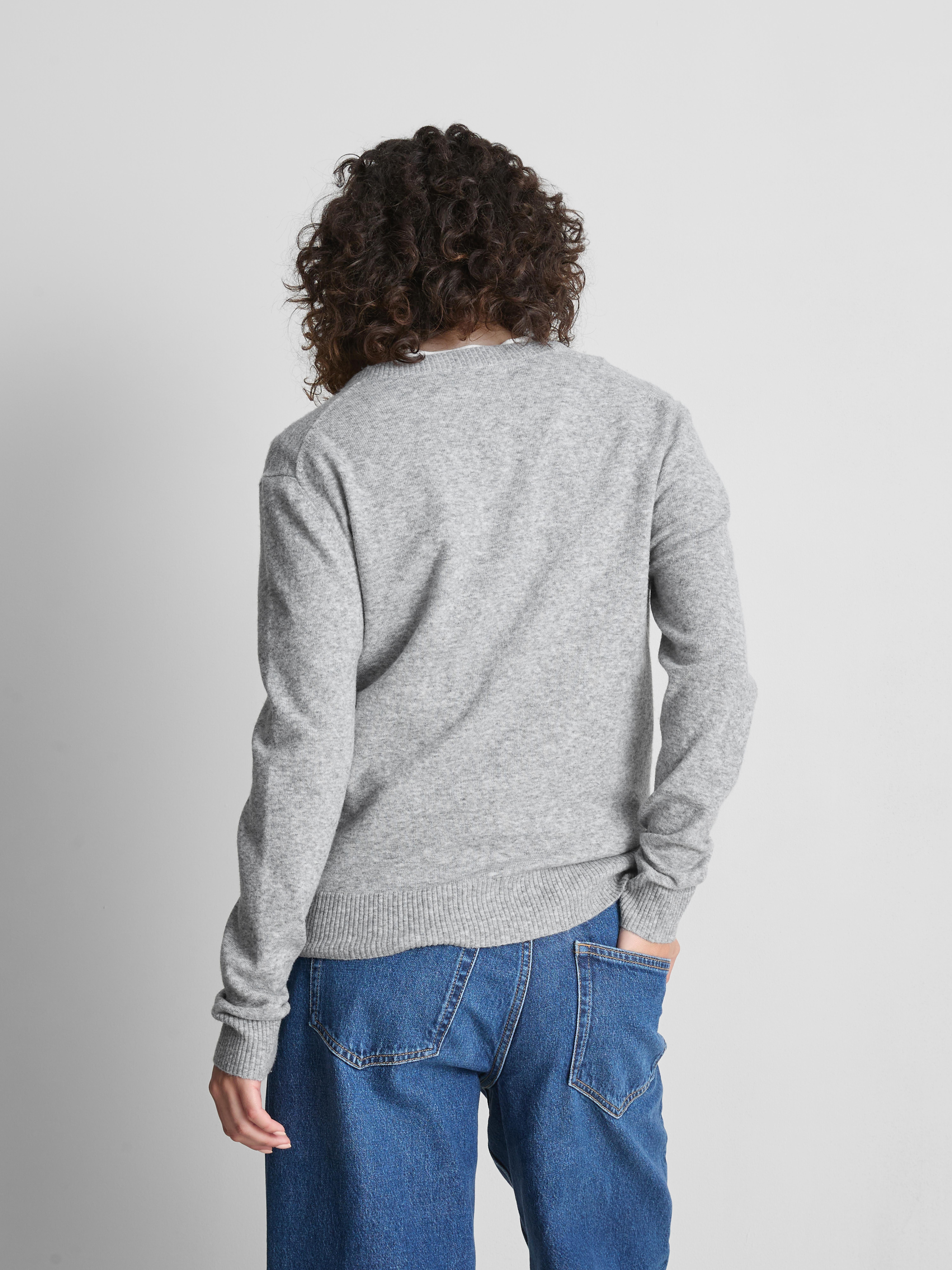 Knitted V-Neck Sweater
