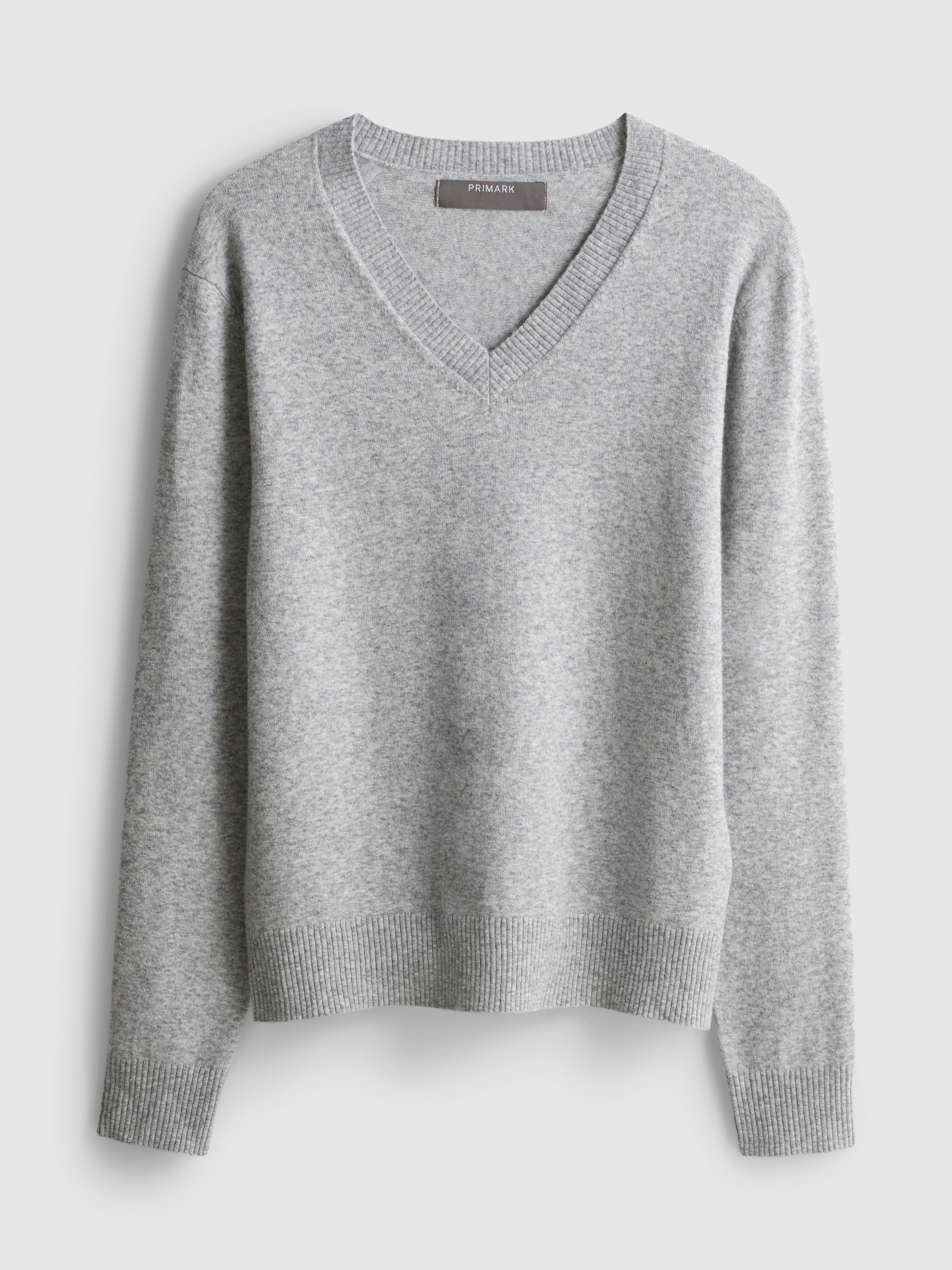 Knitted V-Neck Sweater
