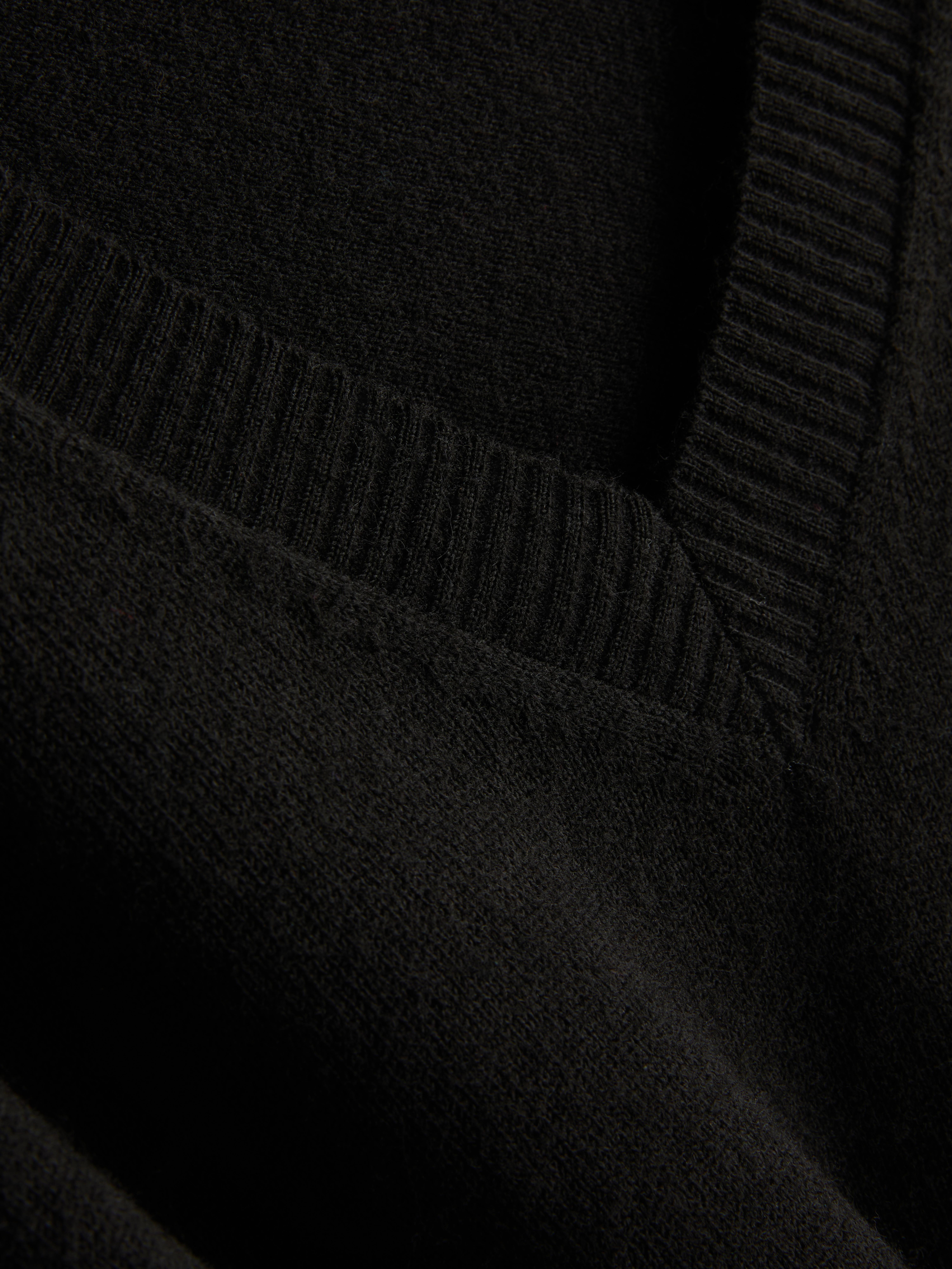 Knitted V-Neck Sweater