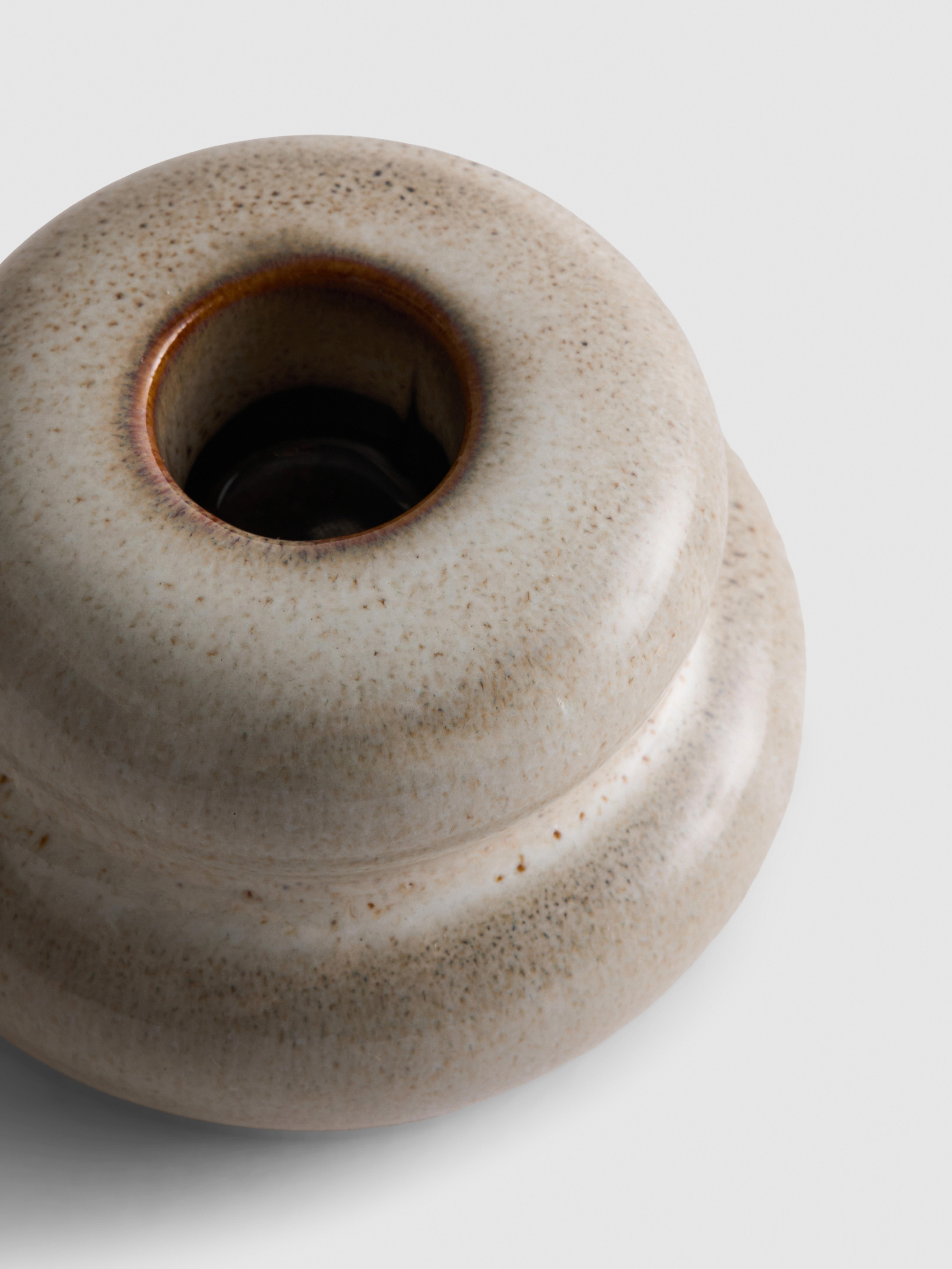 Sculpted Ceramic Candle Holder