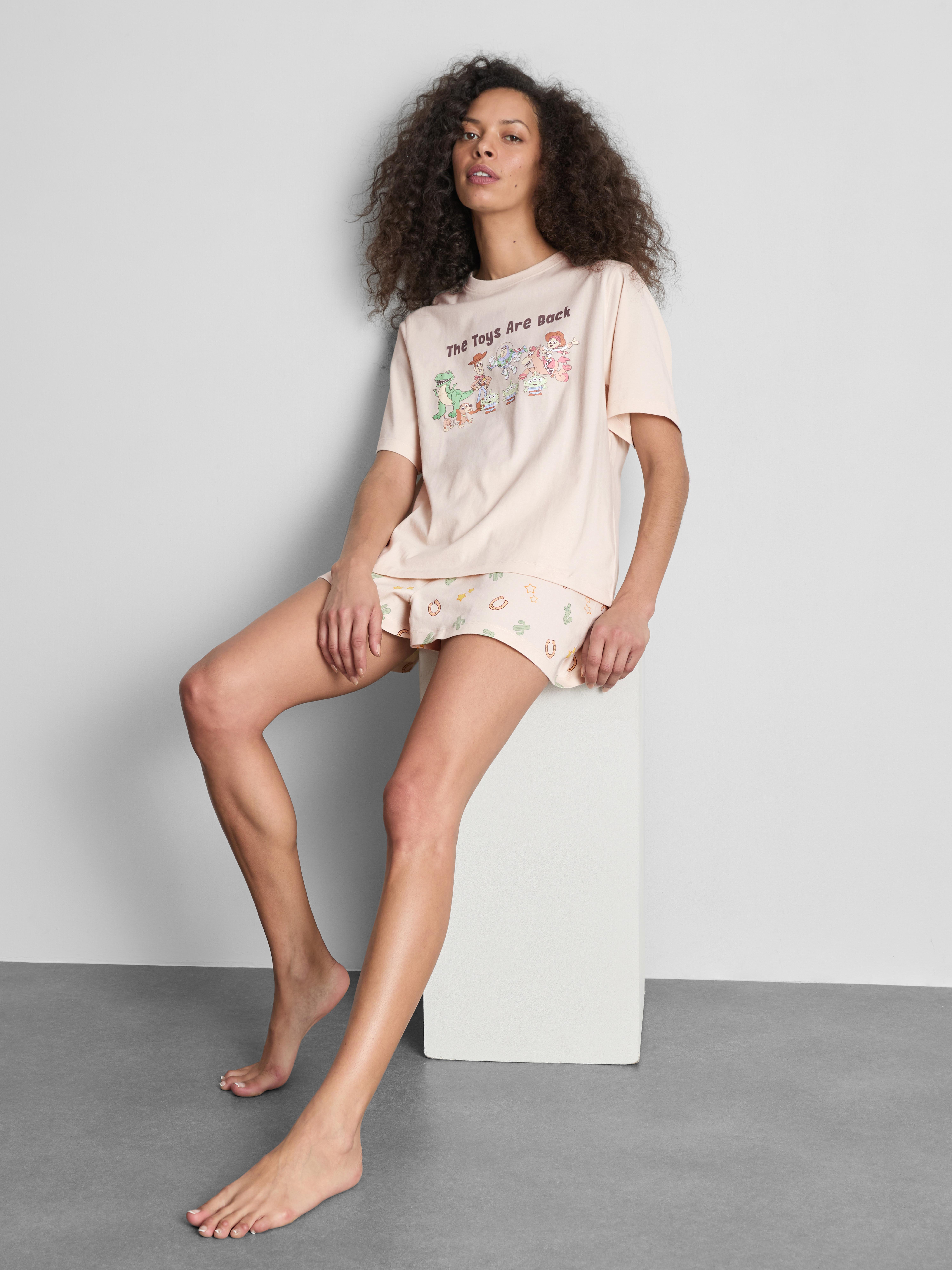 Disney's Toy Story Graphic Cotton Shorty Pajamas
