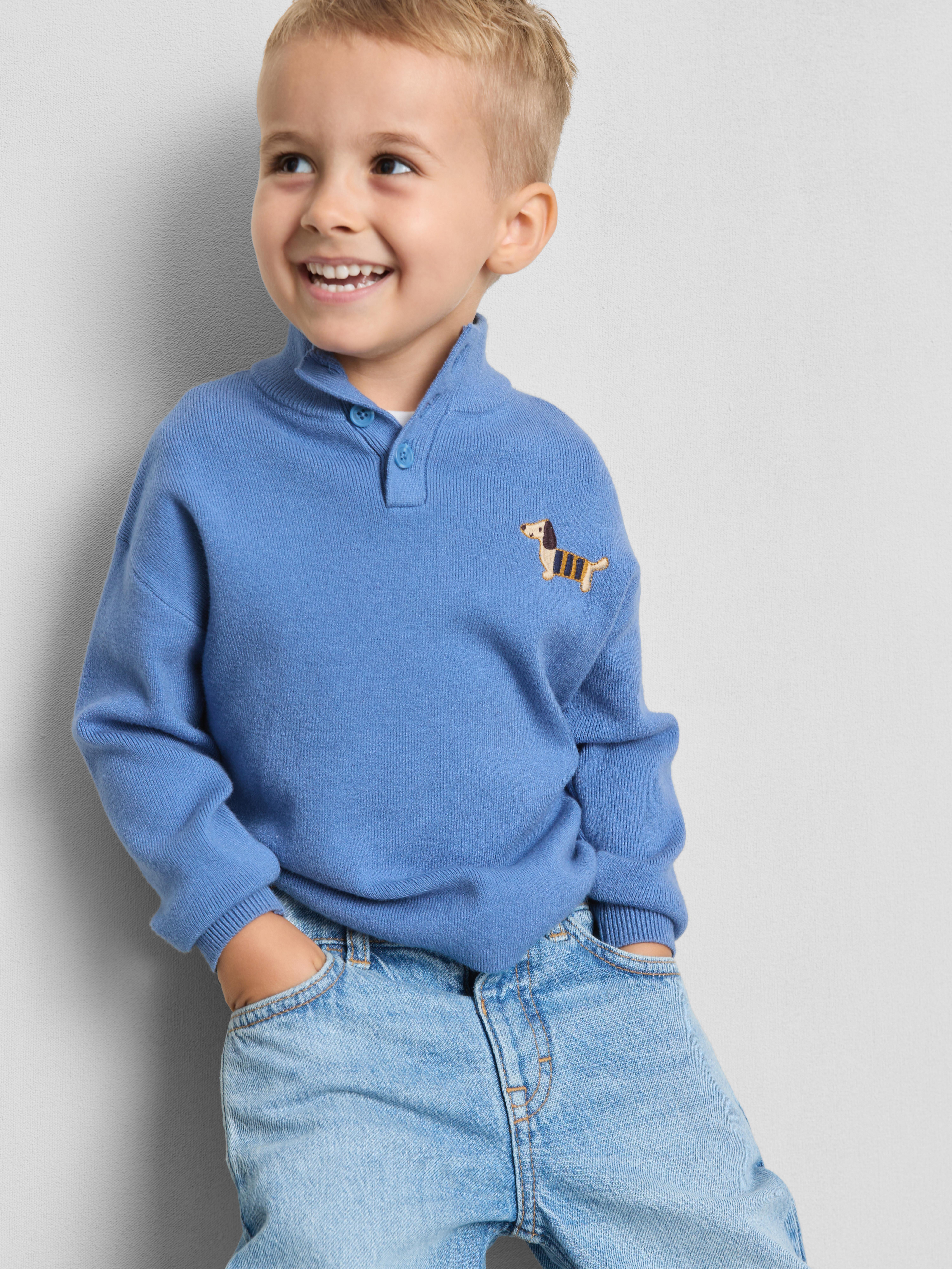 1-9yrs | Funnel Neck Sweater