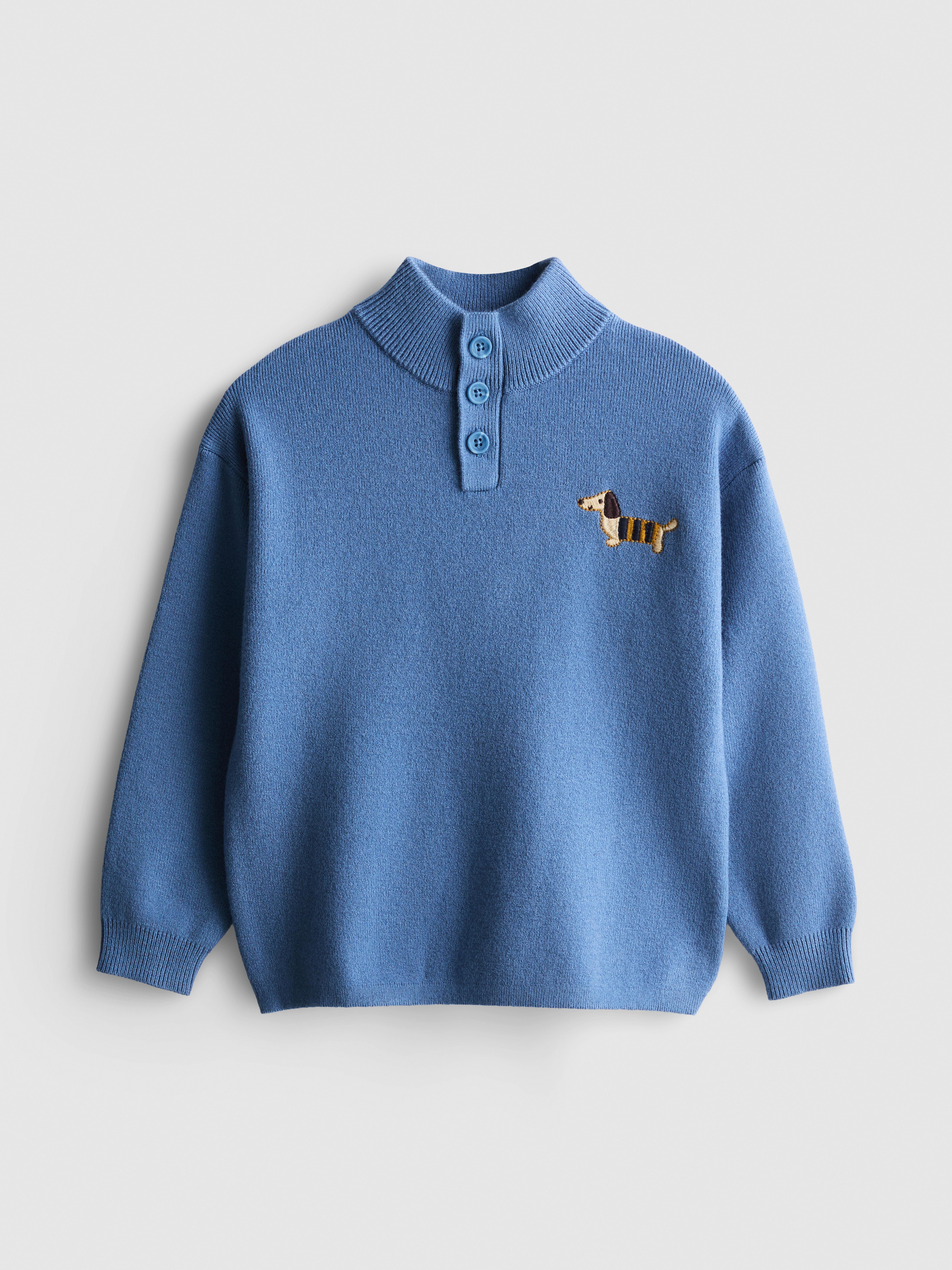 1-9yrs | Funnel Neck Sweater
