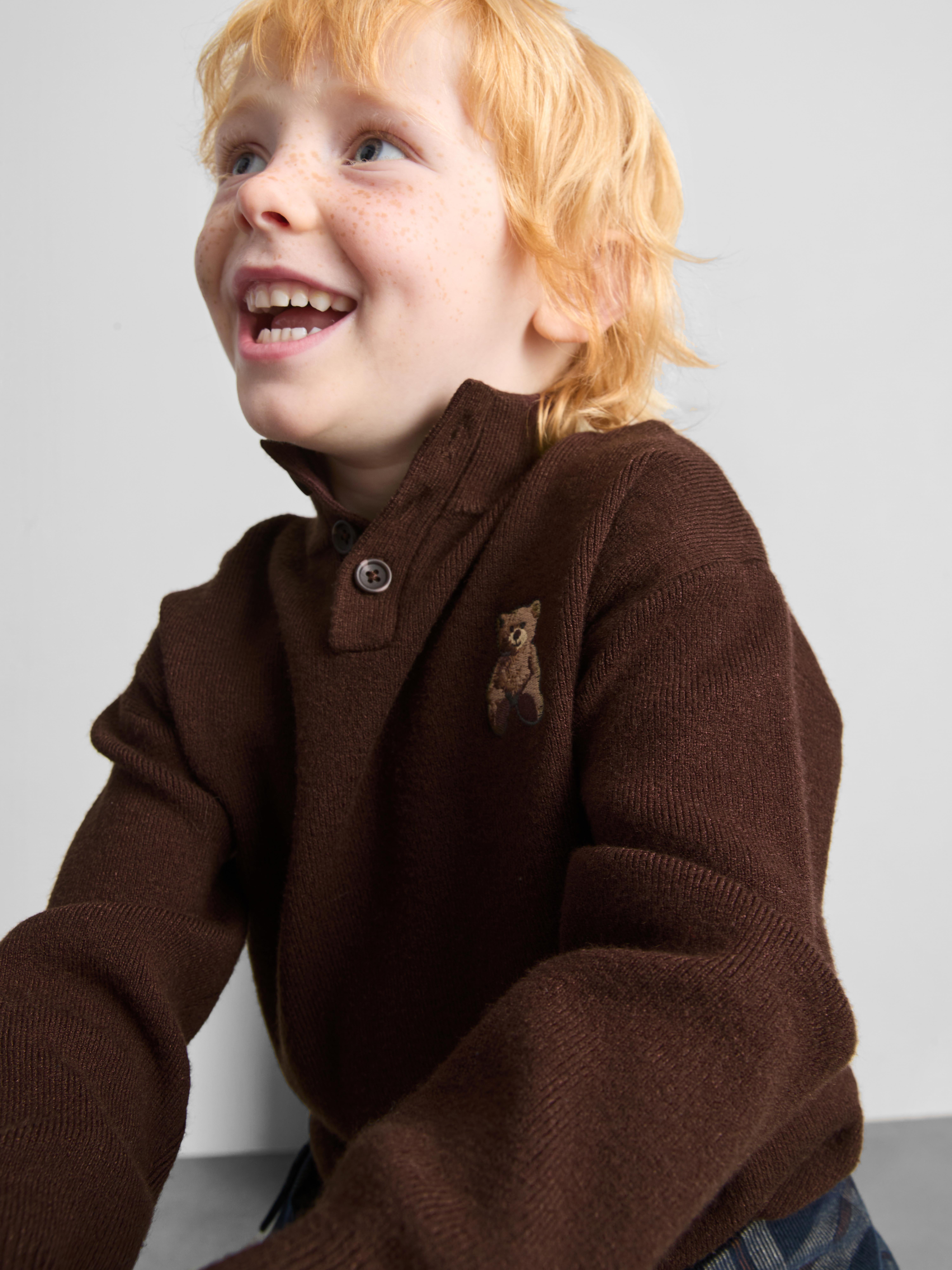 1-9yrs | Funnel Neck Sweater