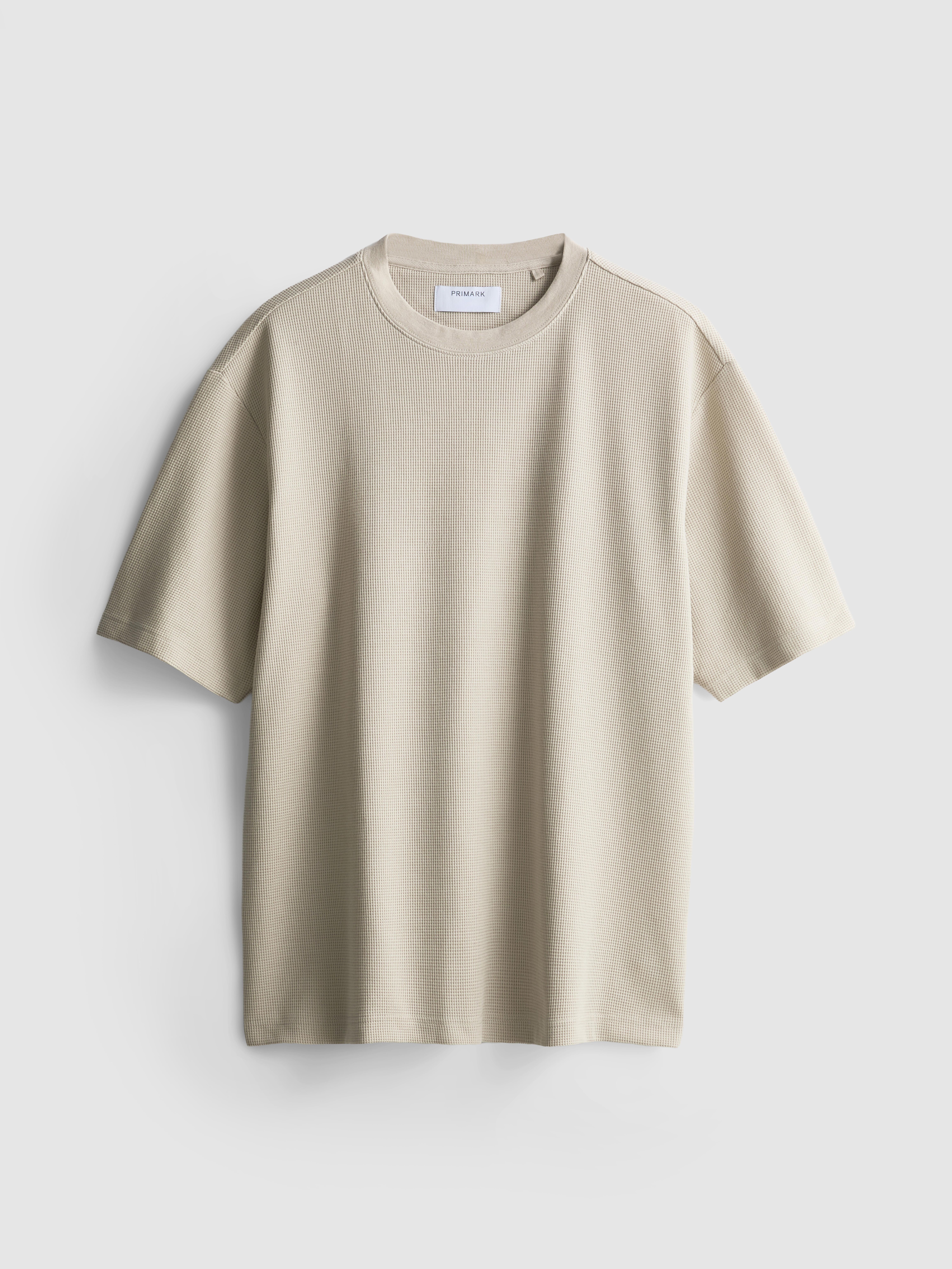 T-shirt larga texturada