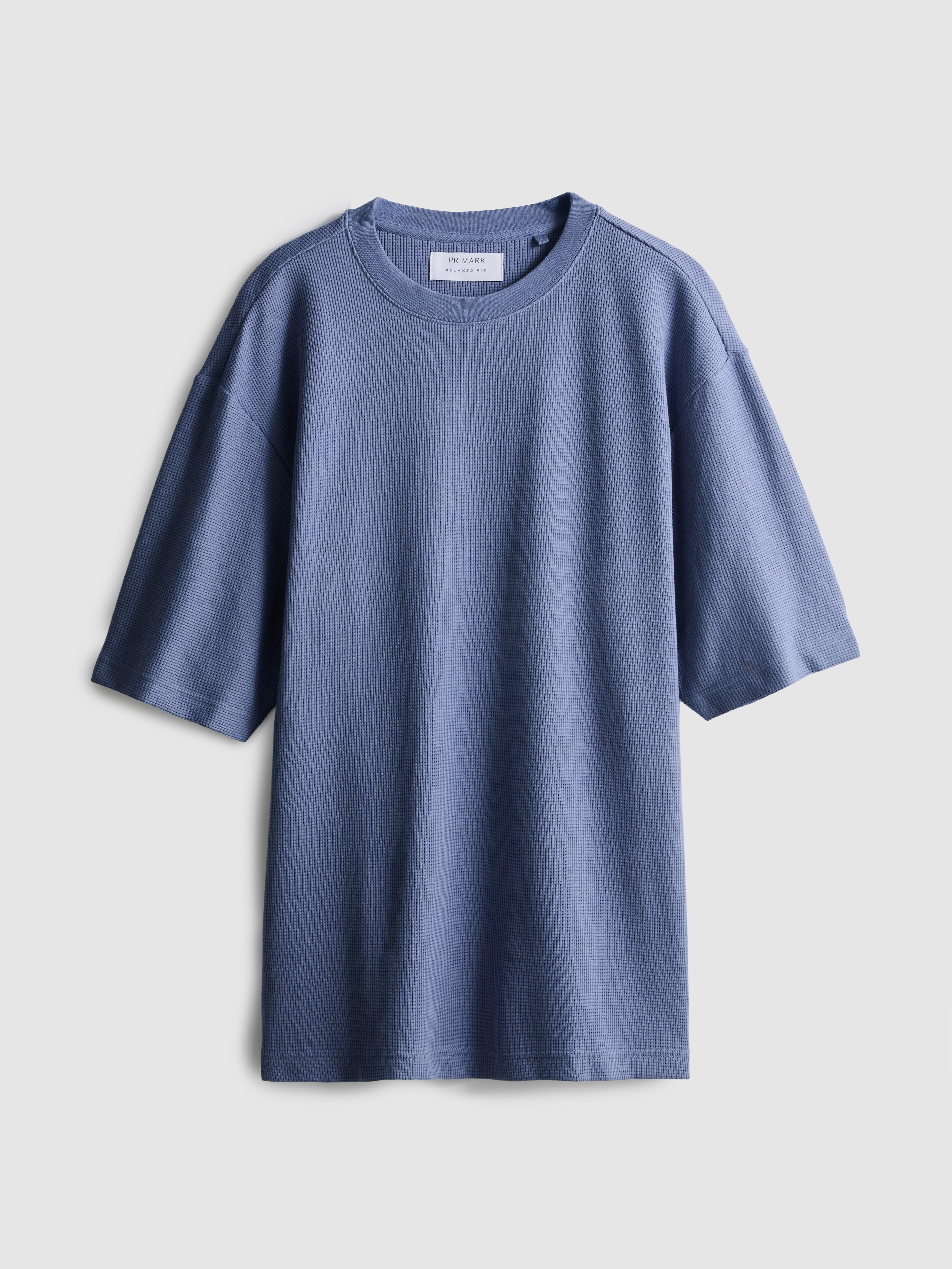 Wijdvallend T-shirt met textuur