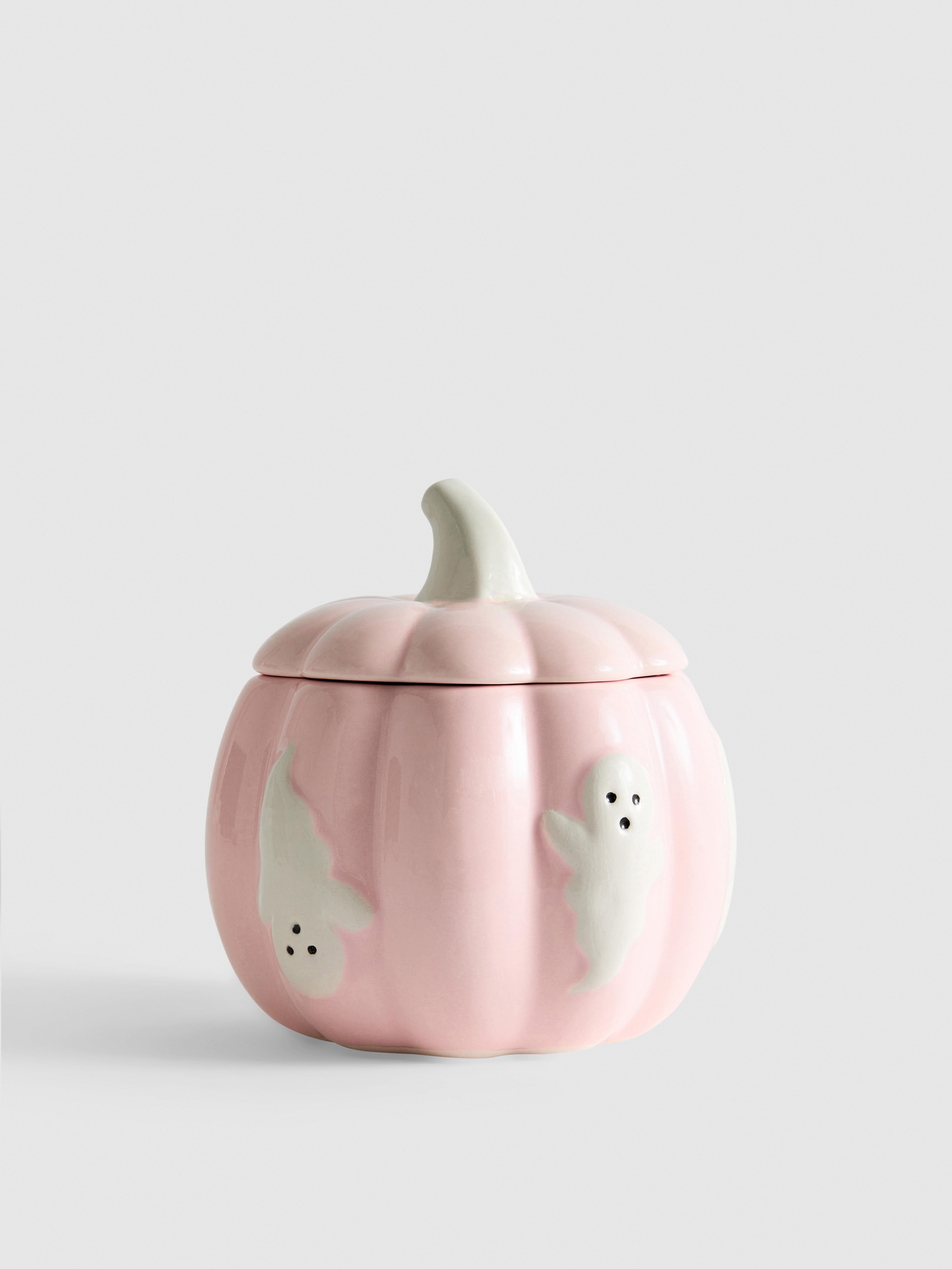 Ghost Pumpkin Candle