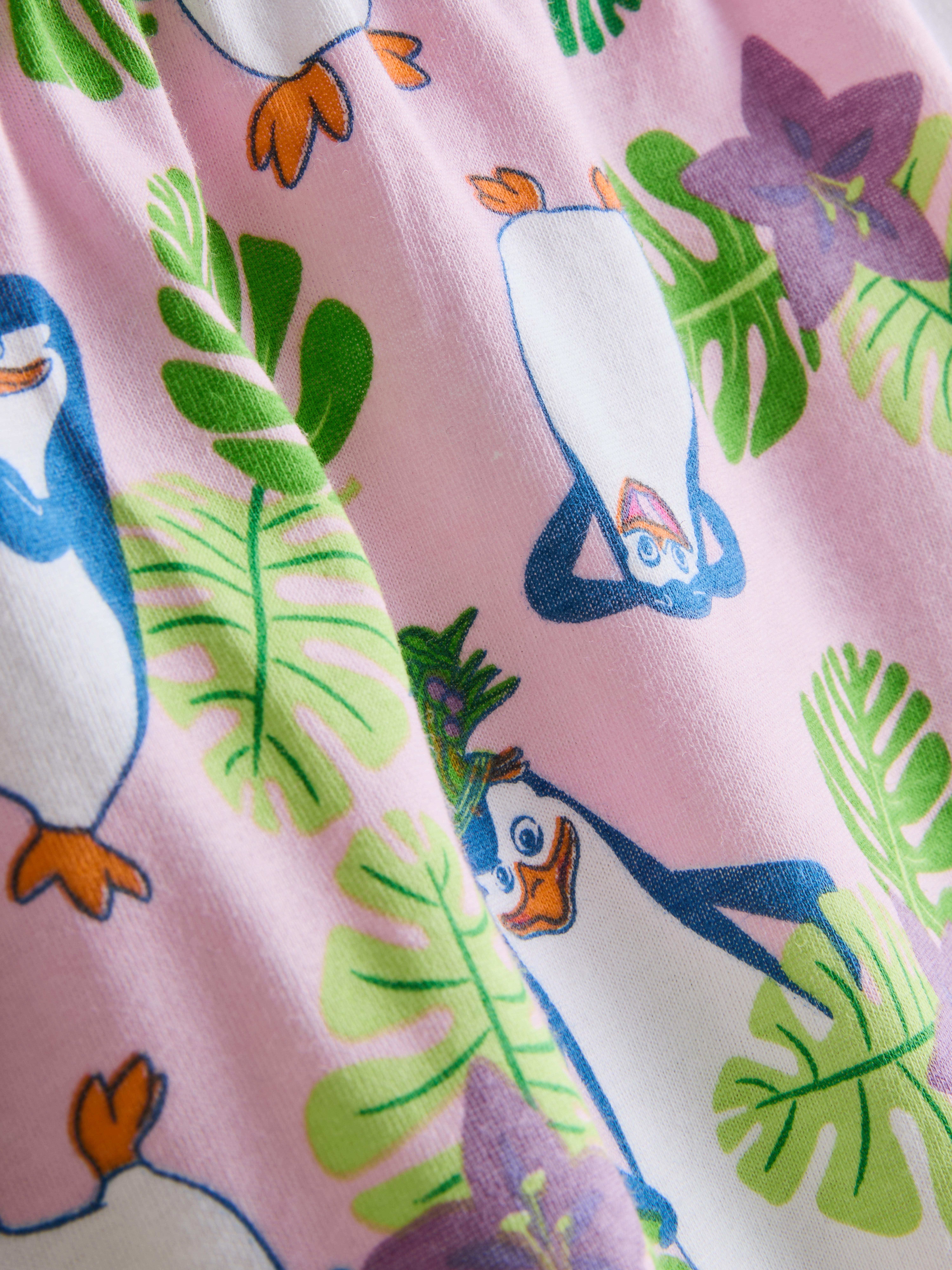 Madagascar Cotton Graphic Shorty Pajamas