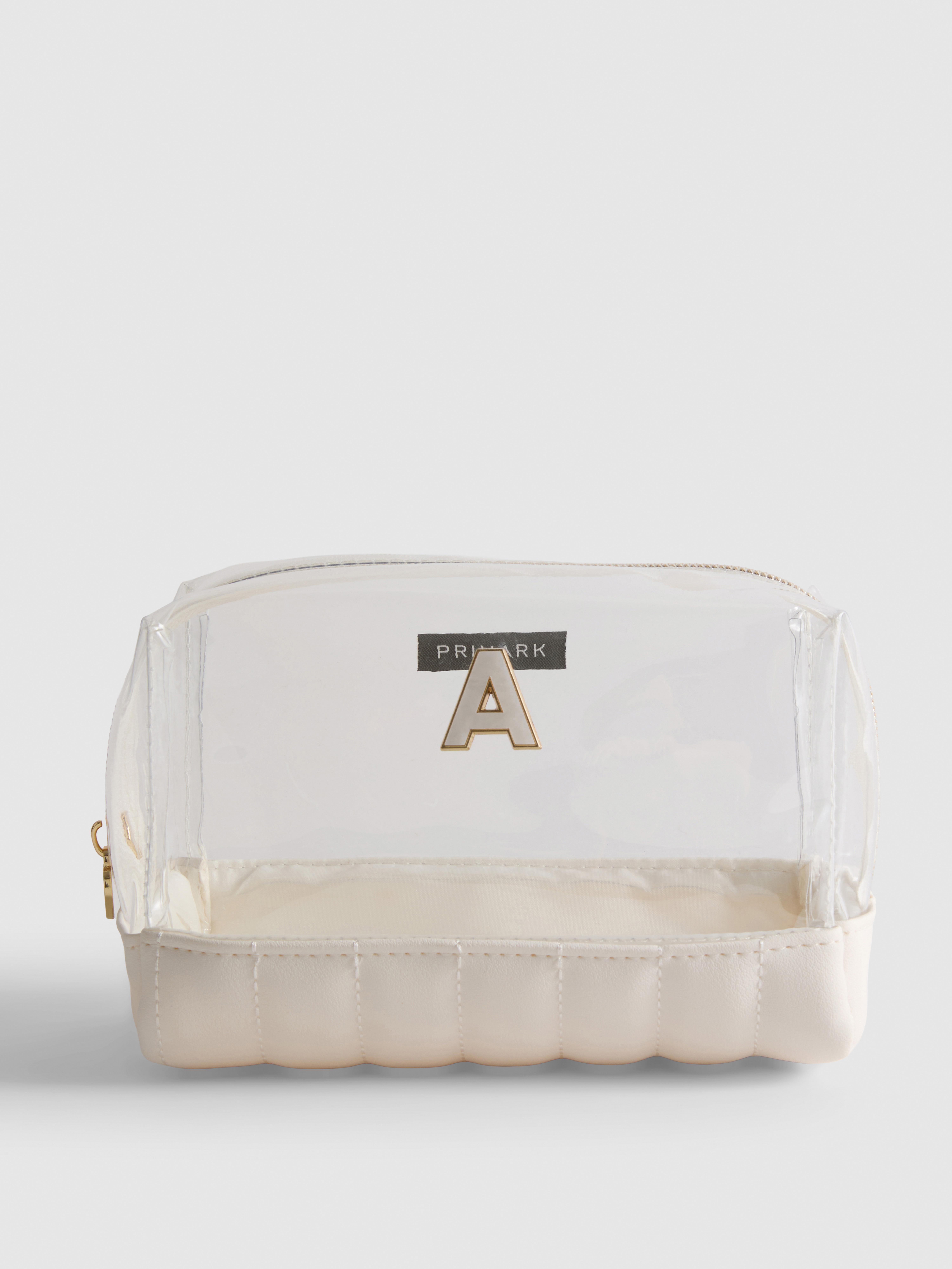 Initial Clear Make Up Bag