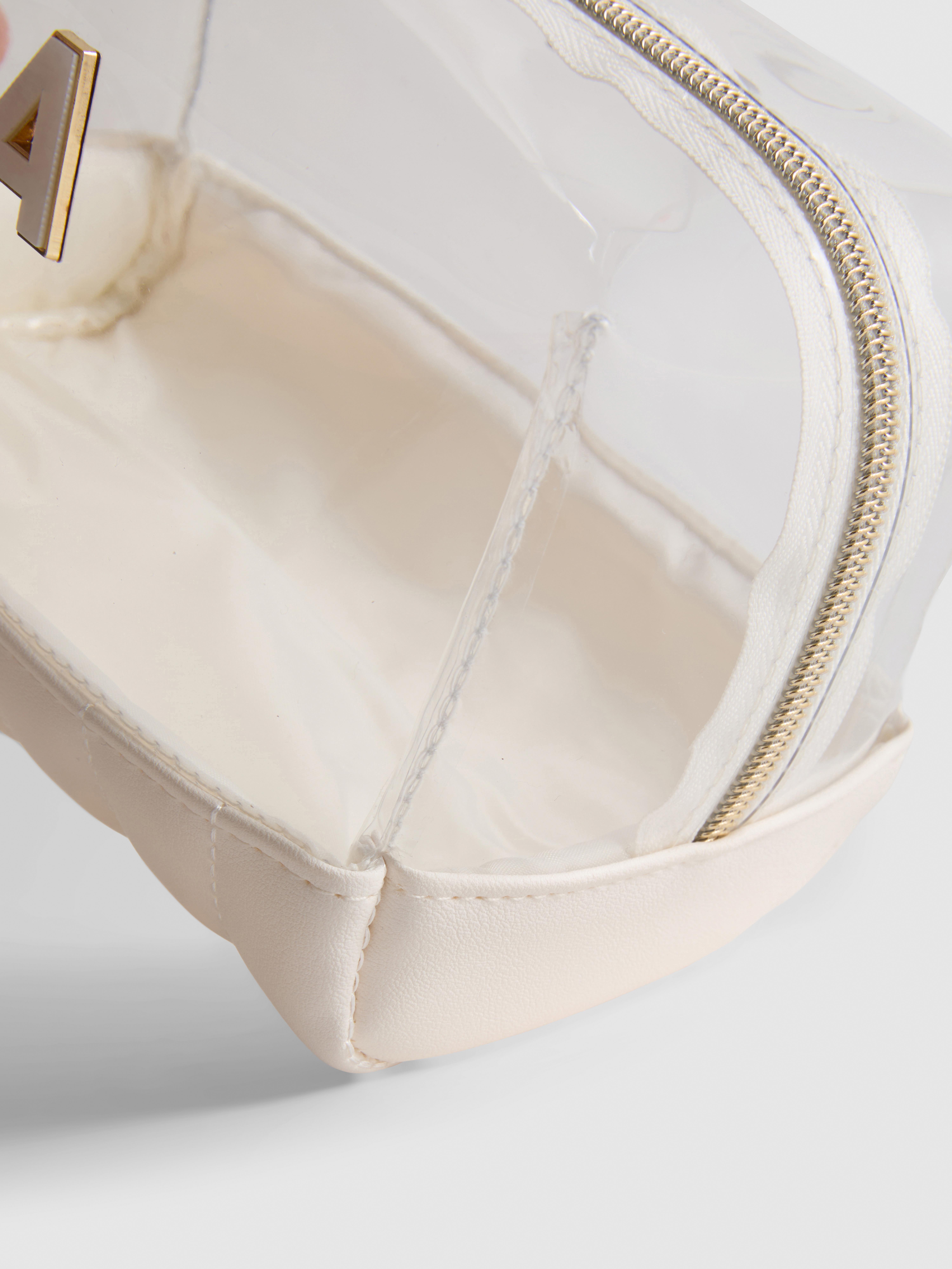 Initial Clear Make Up Bag