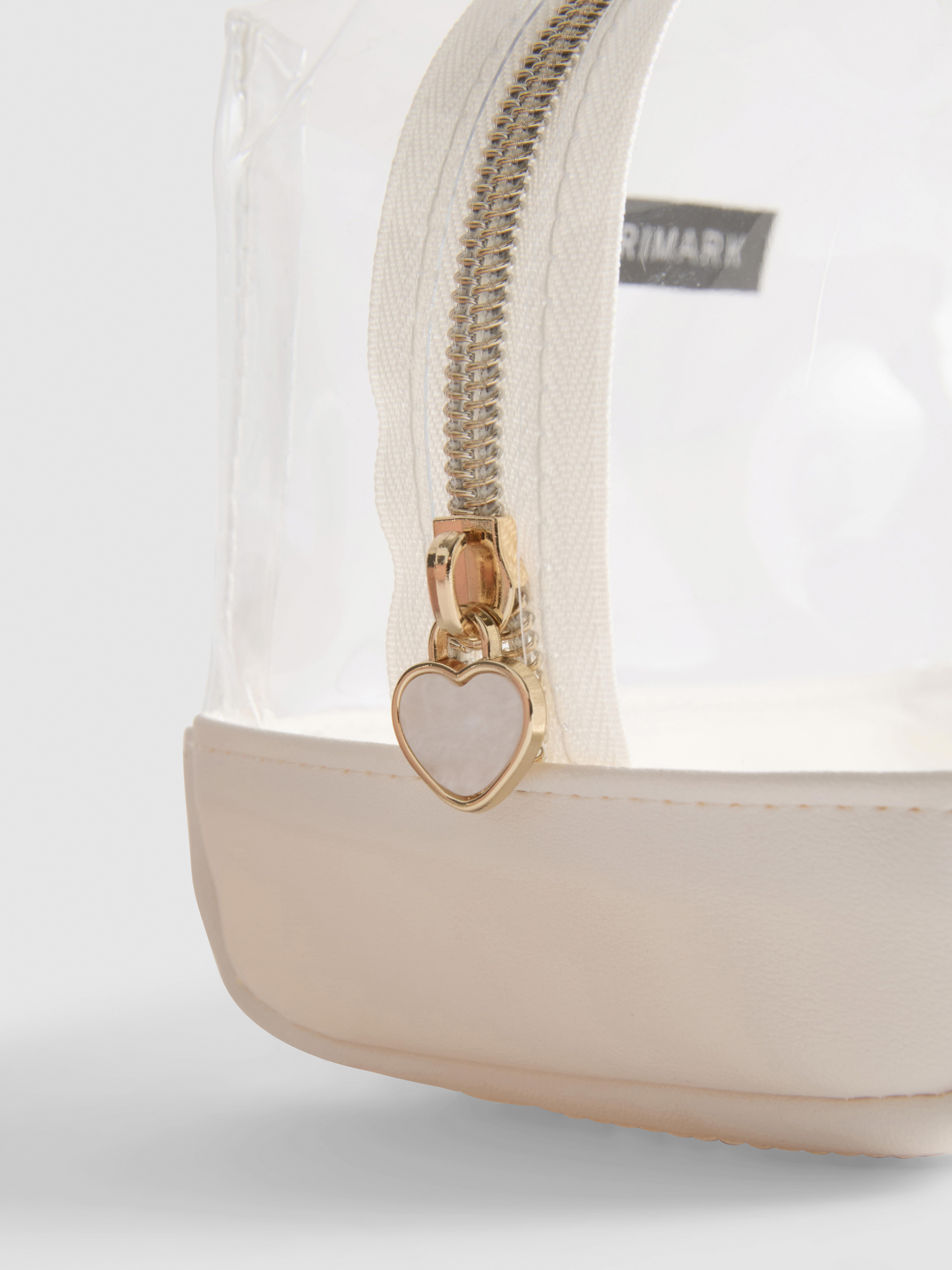 Initial Clear Make Up Bag