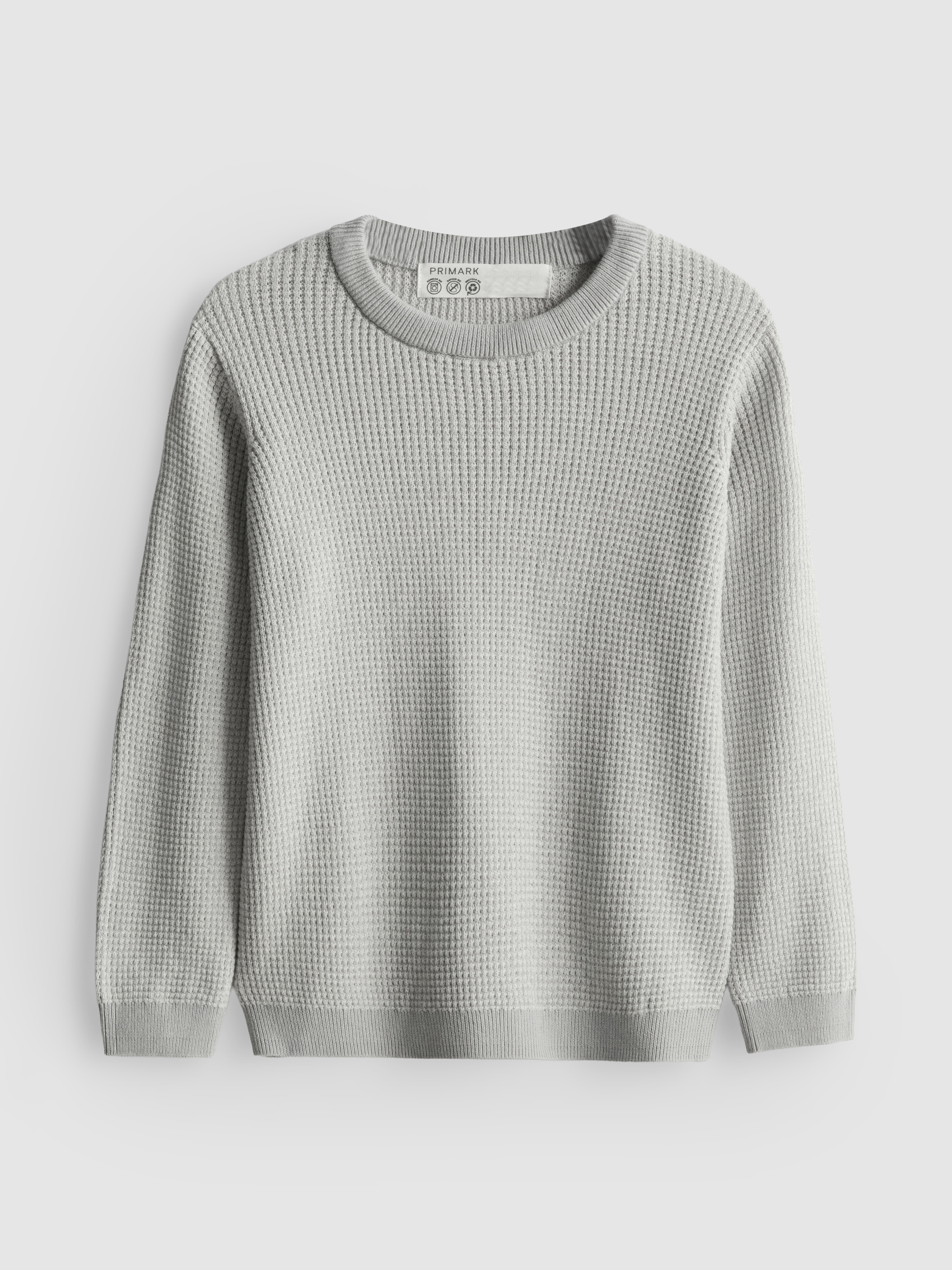 1-9yrs | Crew Neck Jumper Light Grey