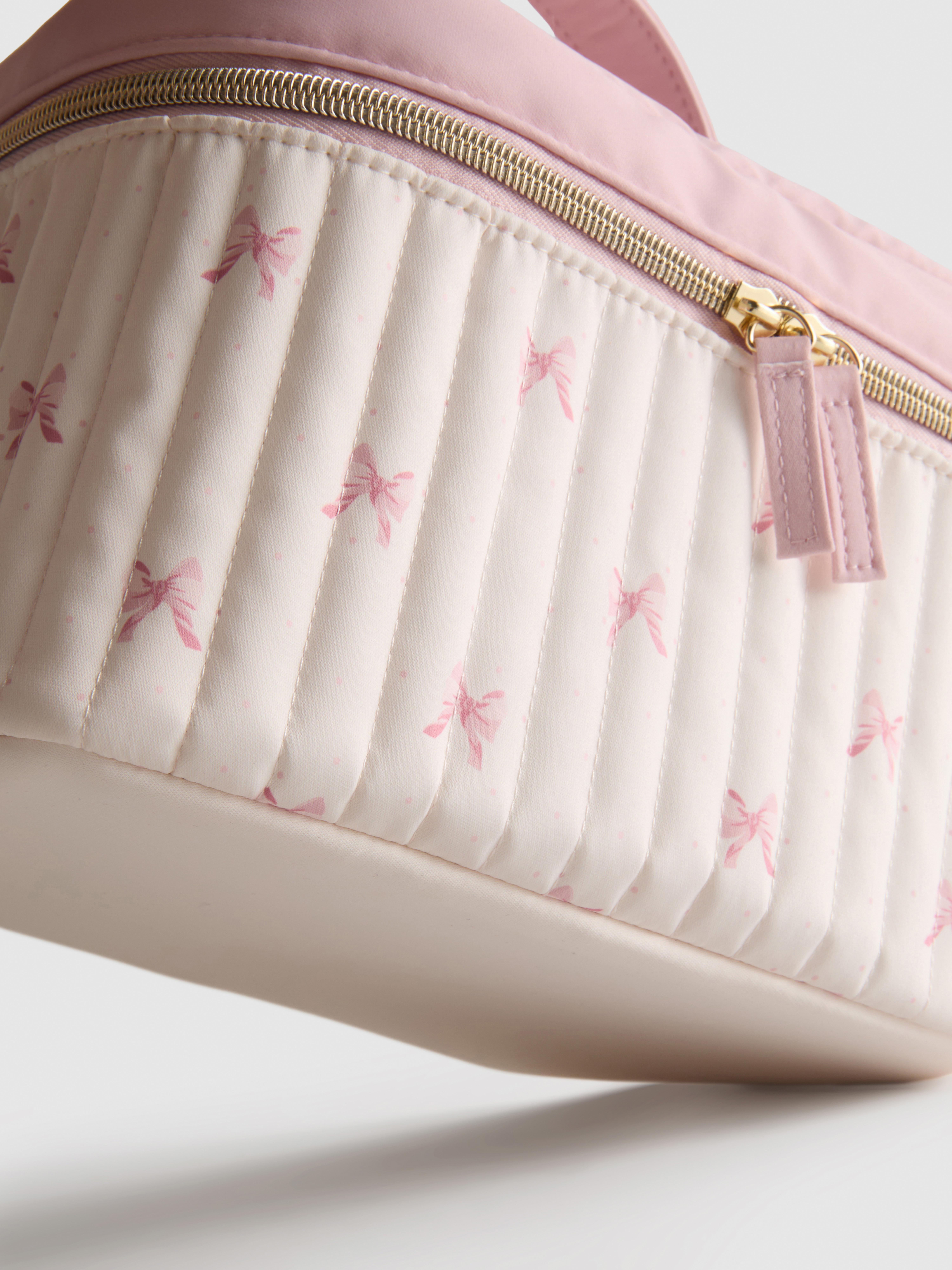Quilted Bow Vanity Case