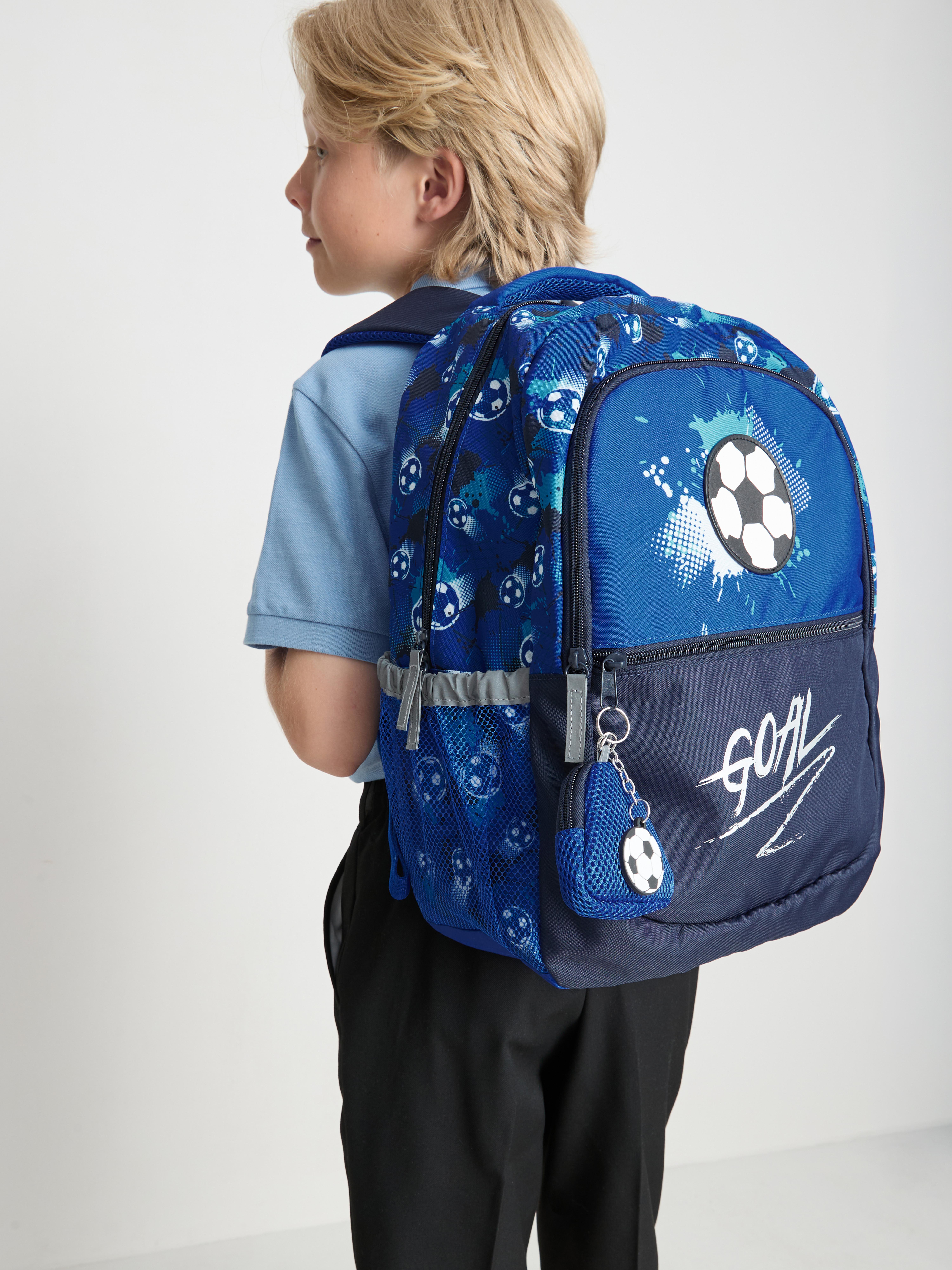 Football Graphic School Backpack