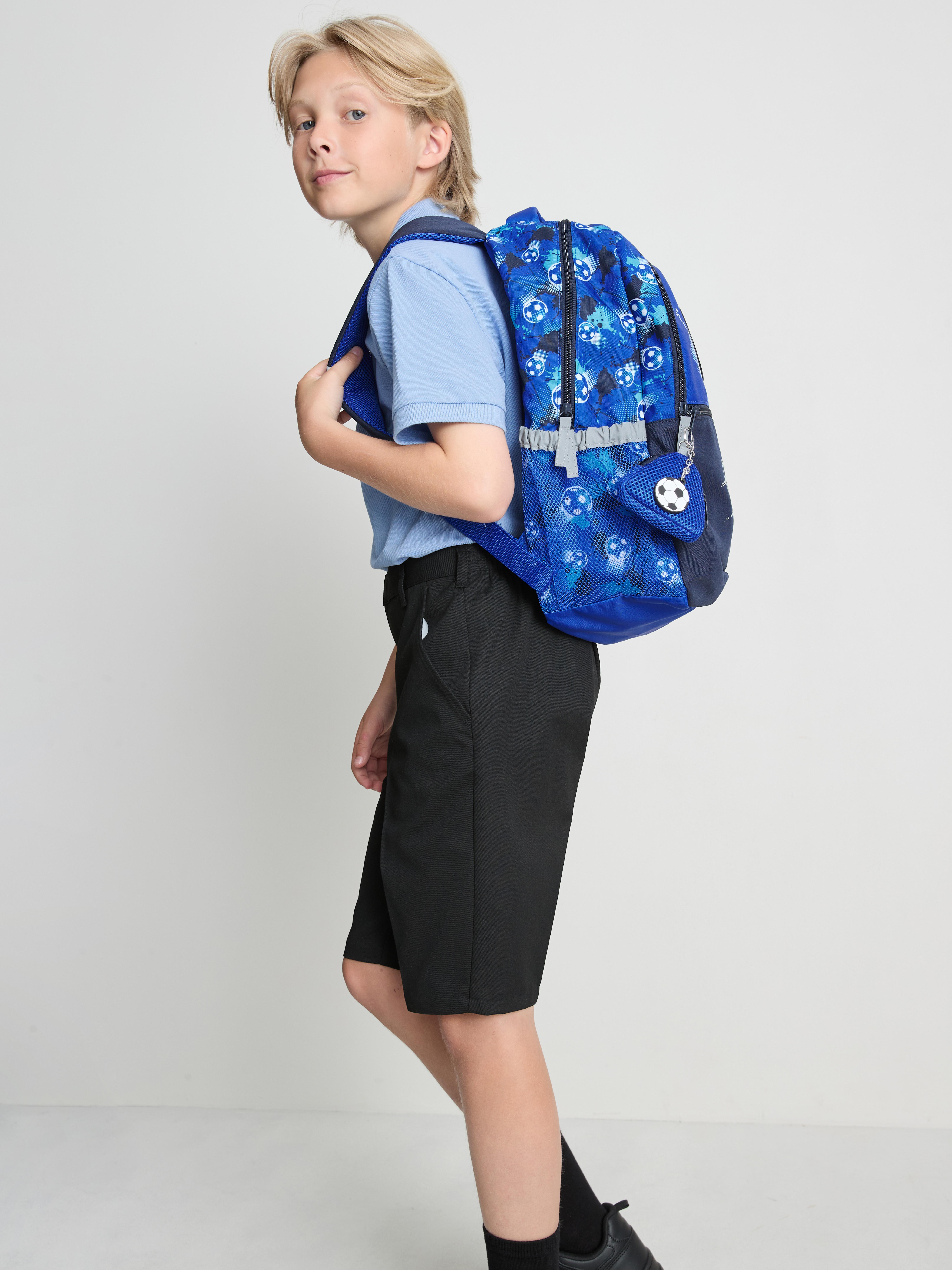 Football Graphic School Backpack