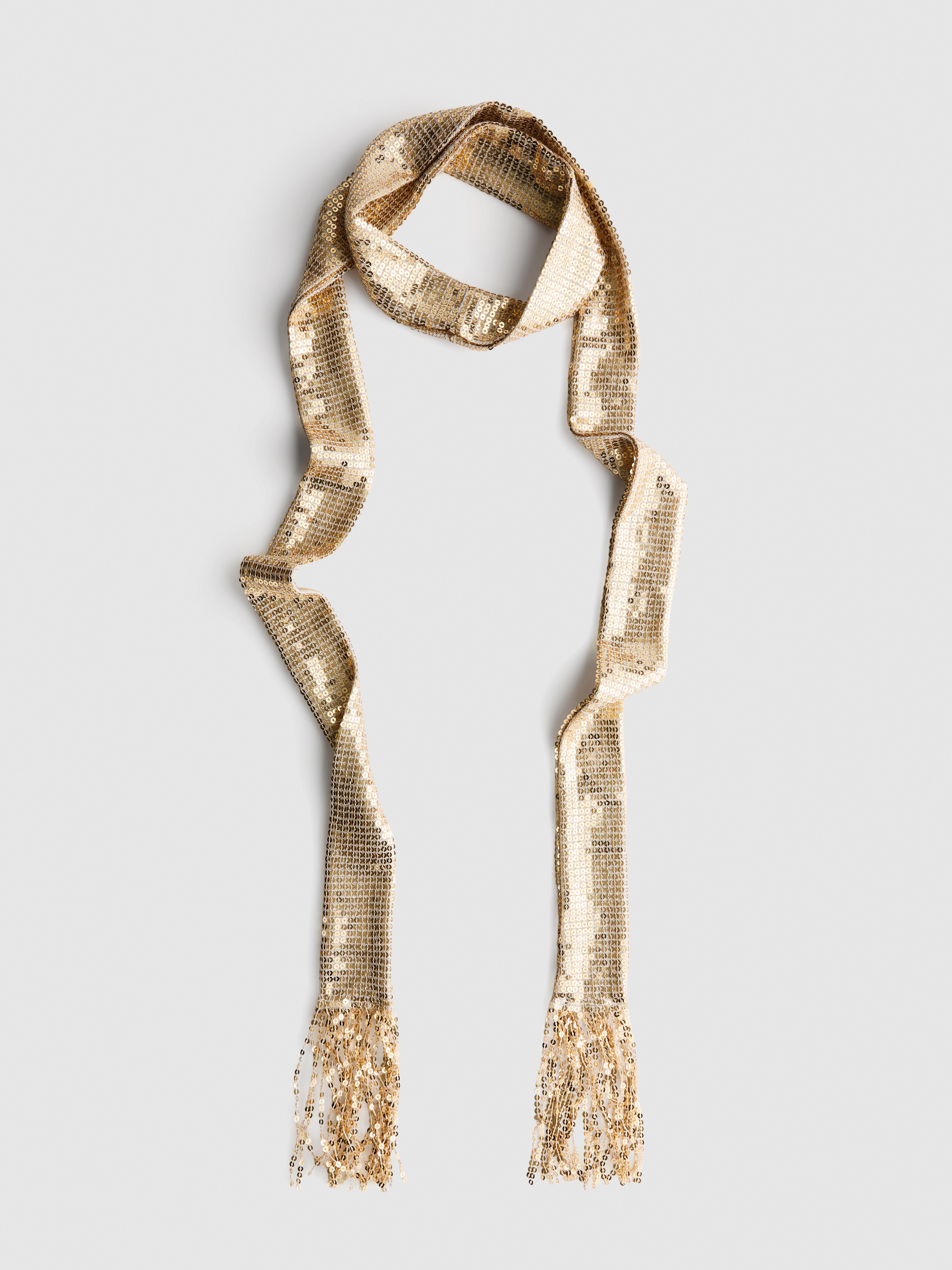 Skinny Sequin Scarf