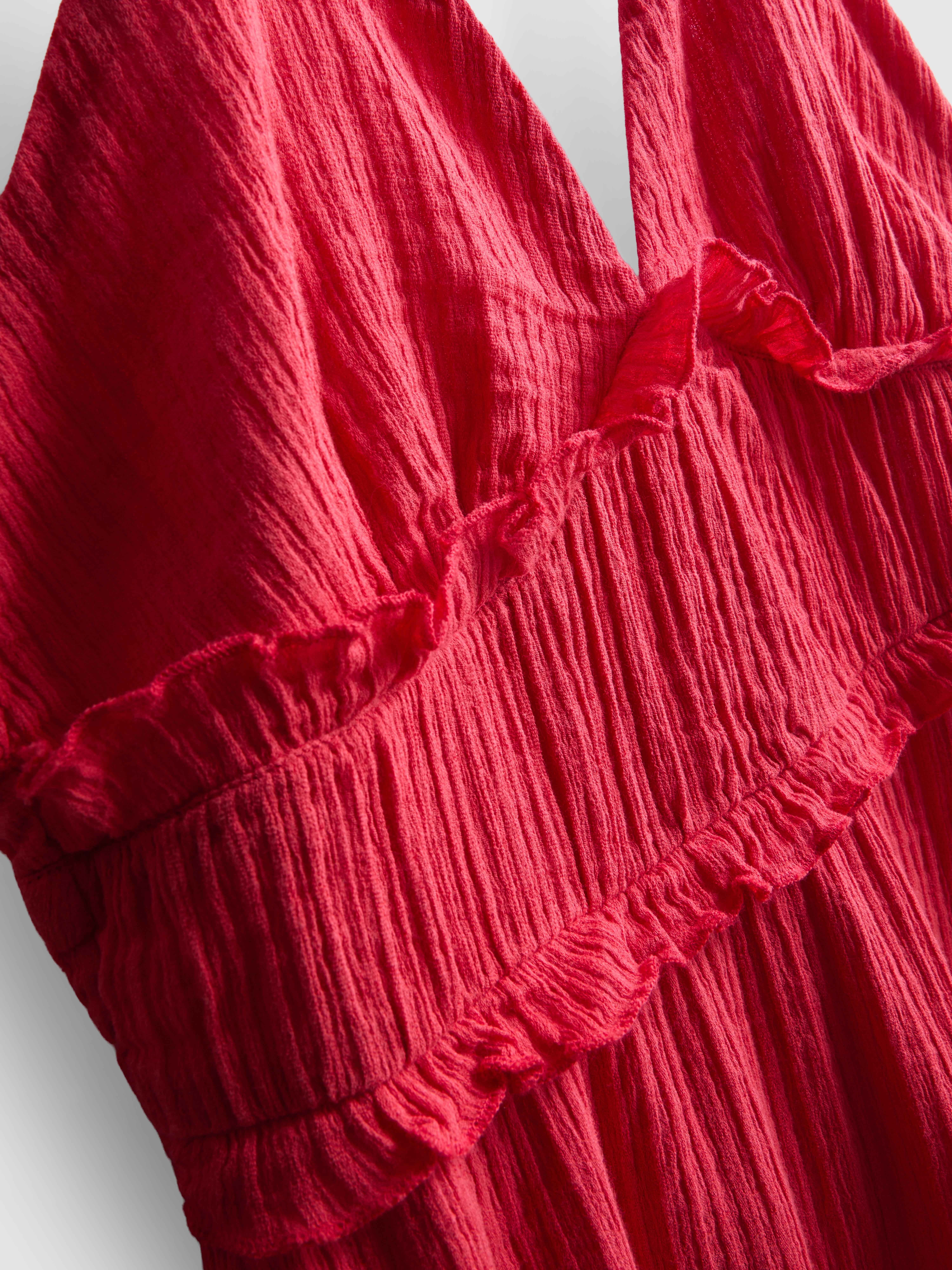 The Primark Scene | Crinkle Ruffle Mini Dress