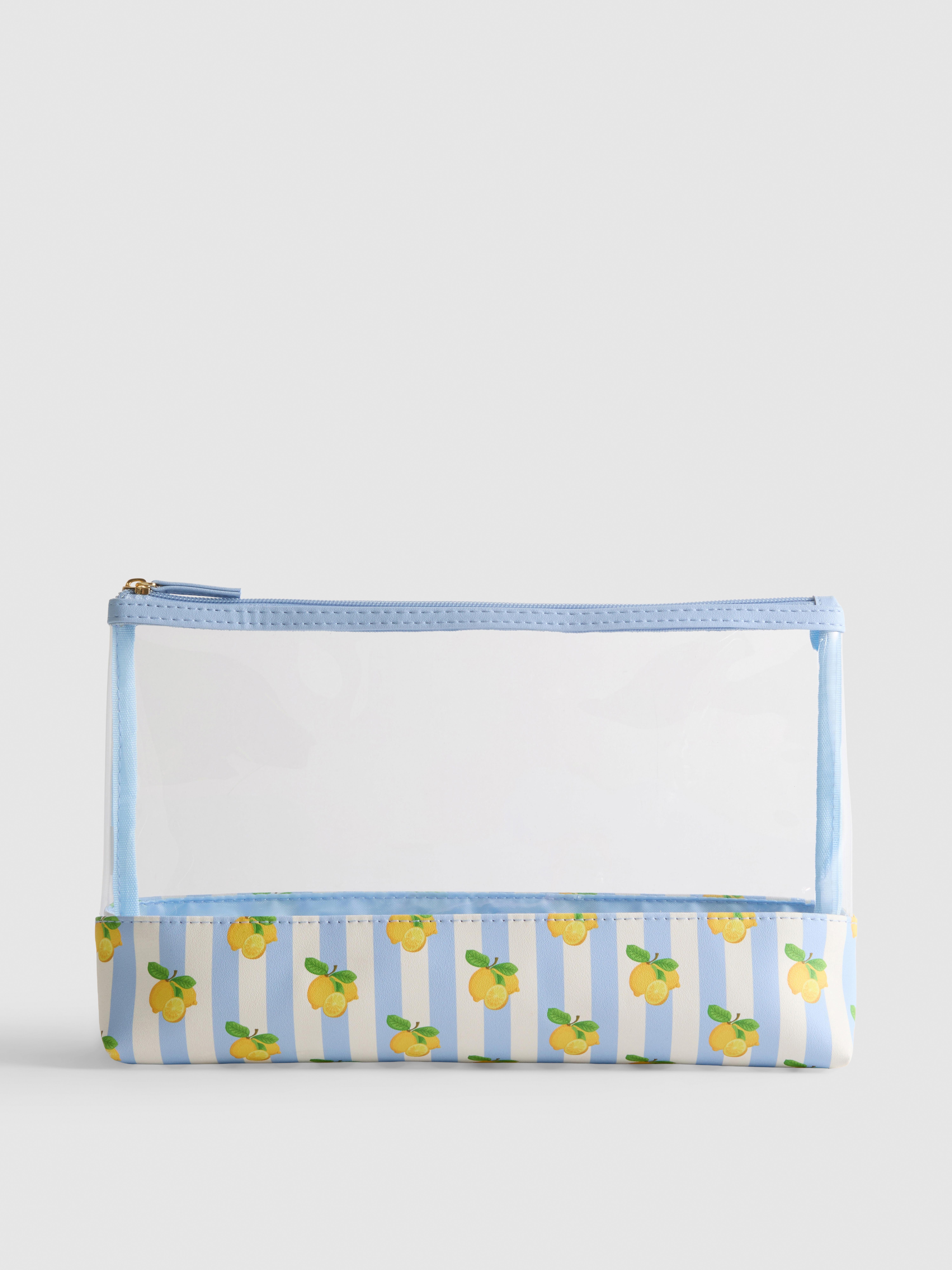 Toilettas met citroenenprint